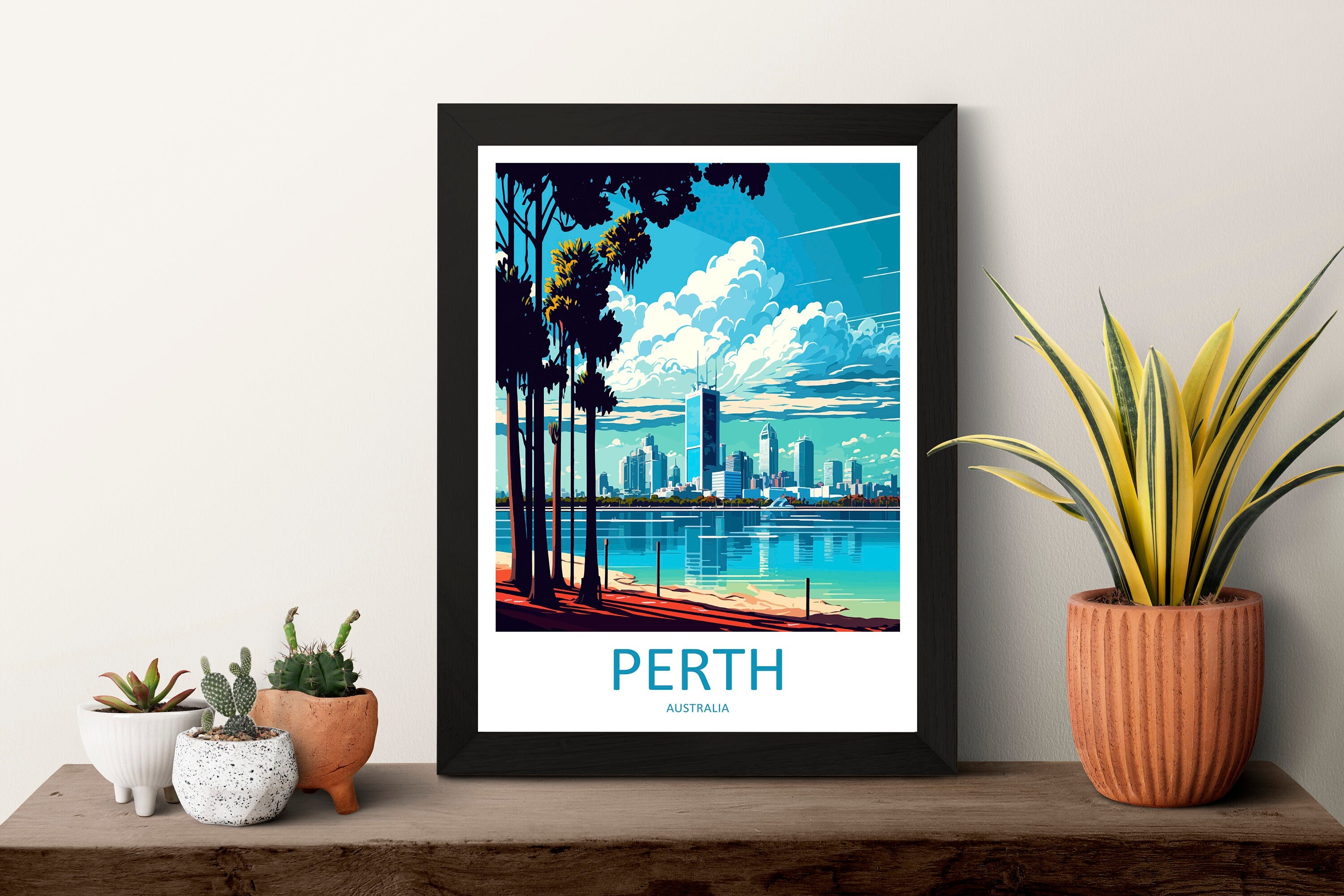 Perth Travel Print