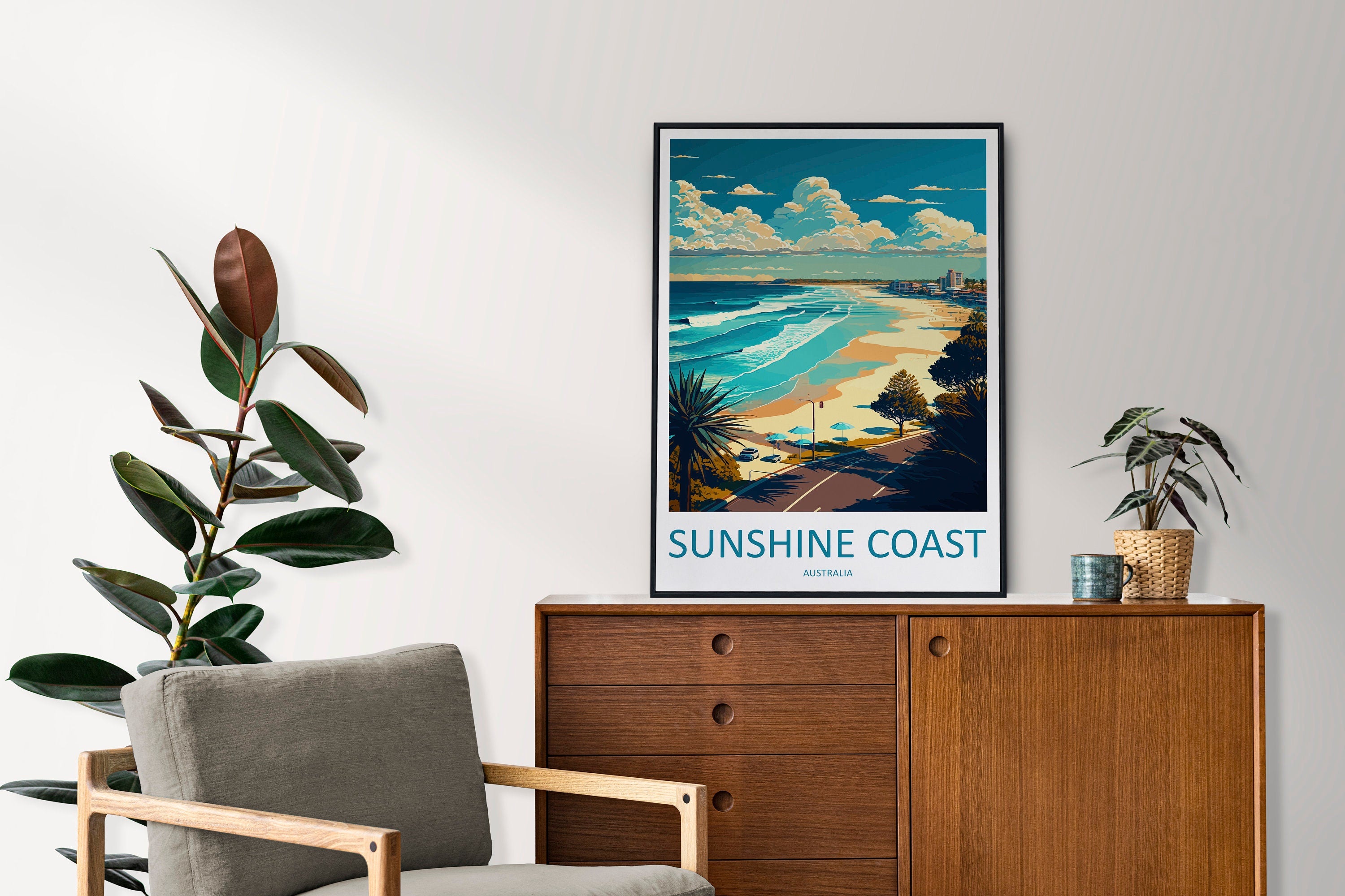 Sunshine Coast Travel Print