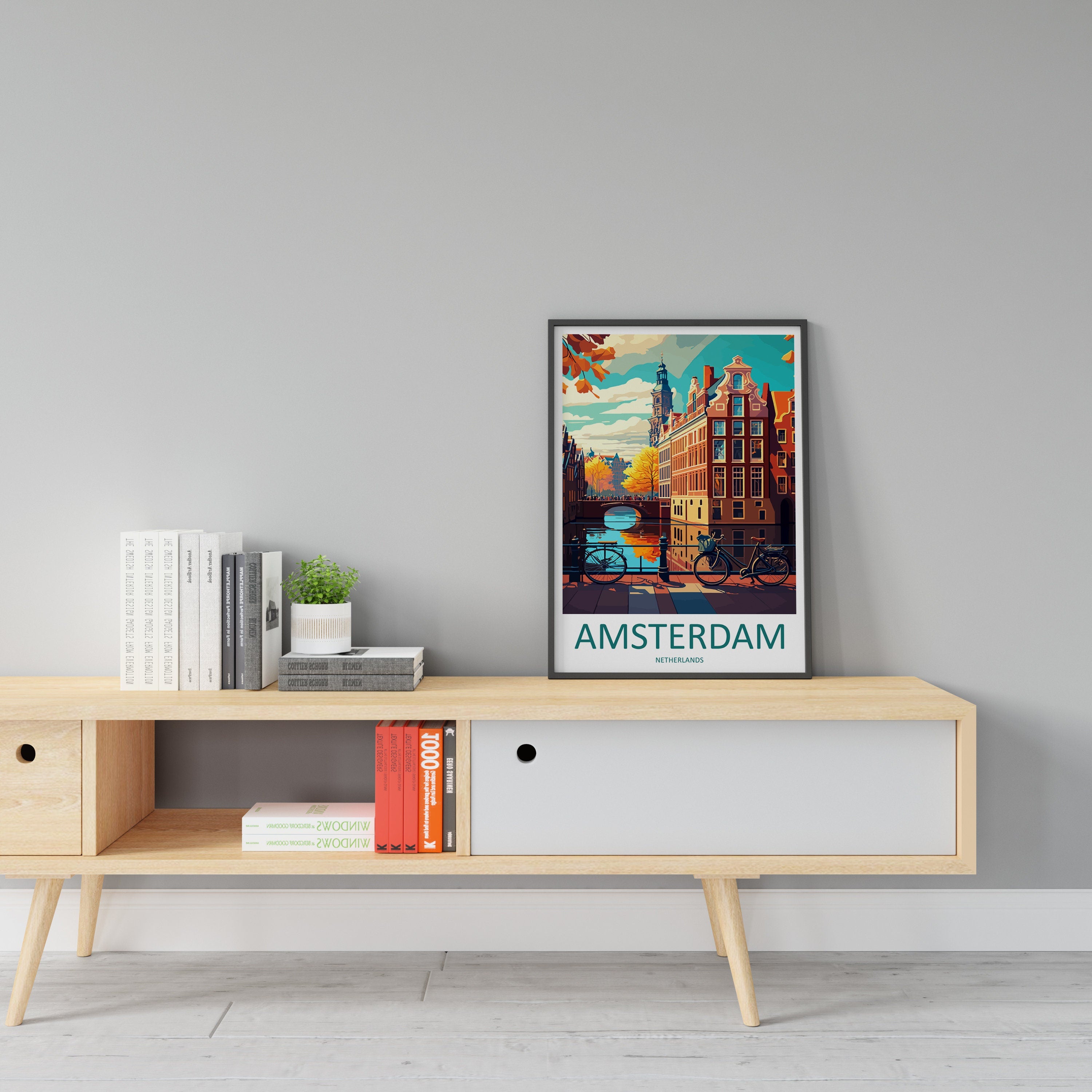 Amsterdam Travel Print