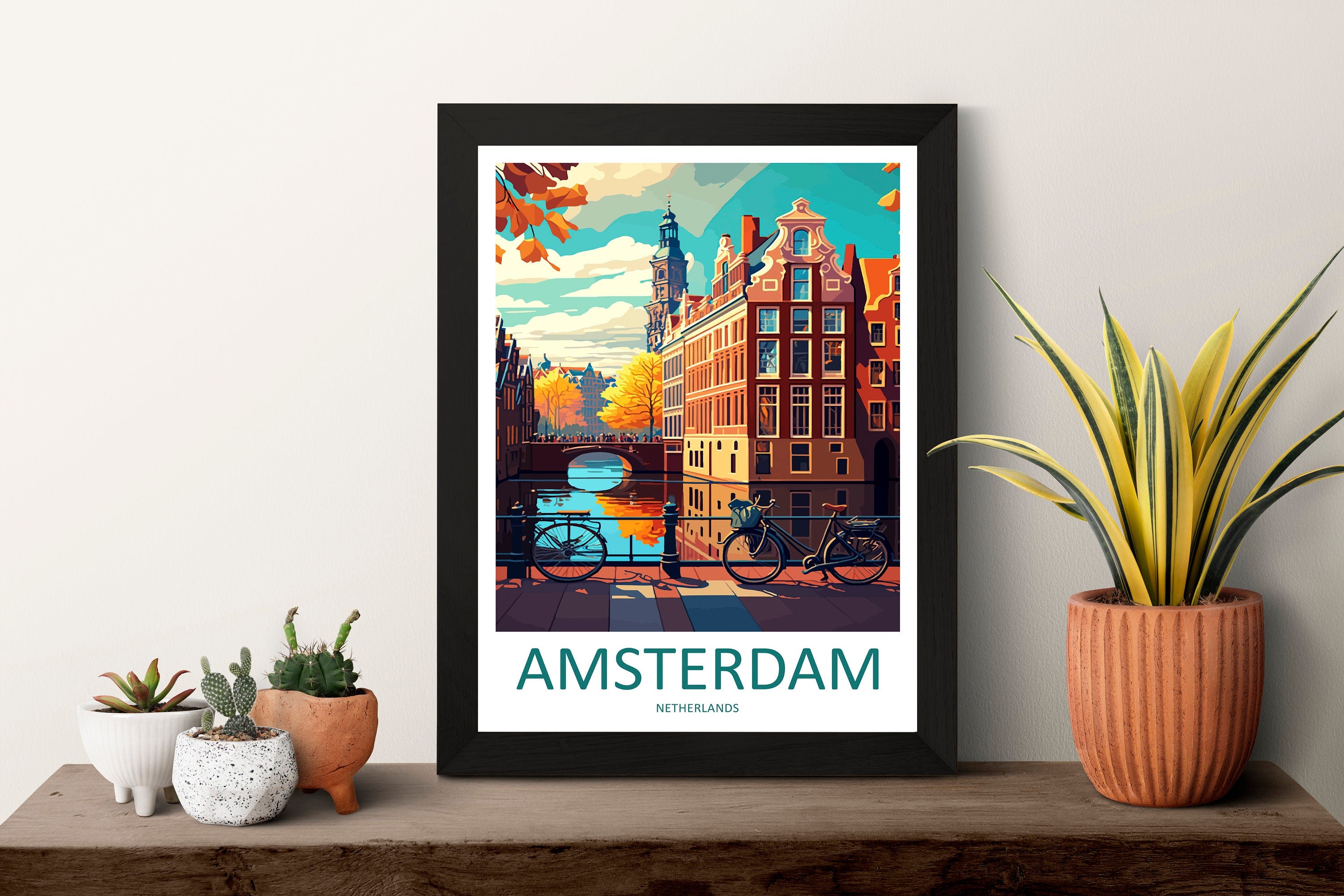 Amsterdam Travel Print