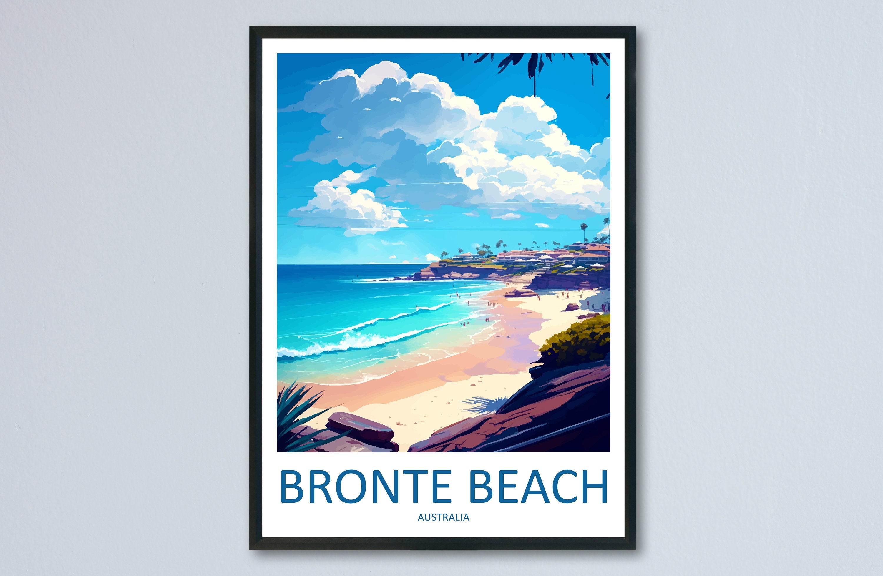 Bronte Beach Travel Print