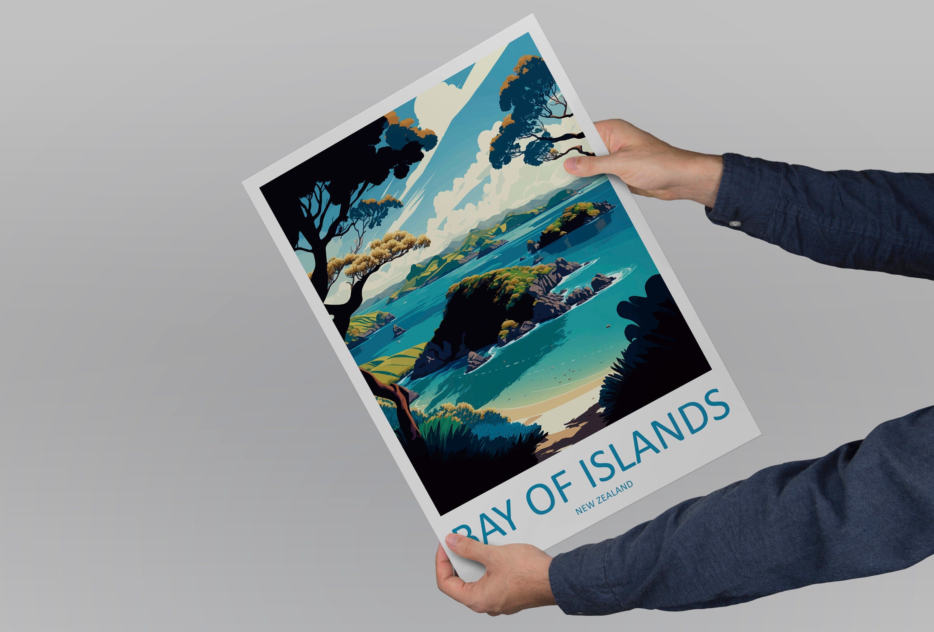 Bay Of Islands Travel Print