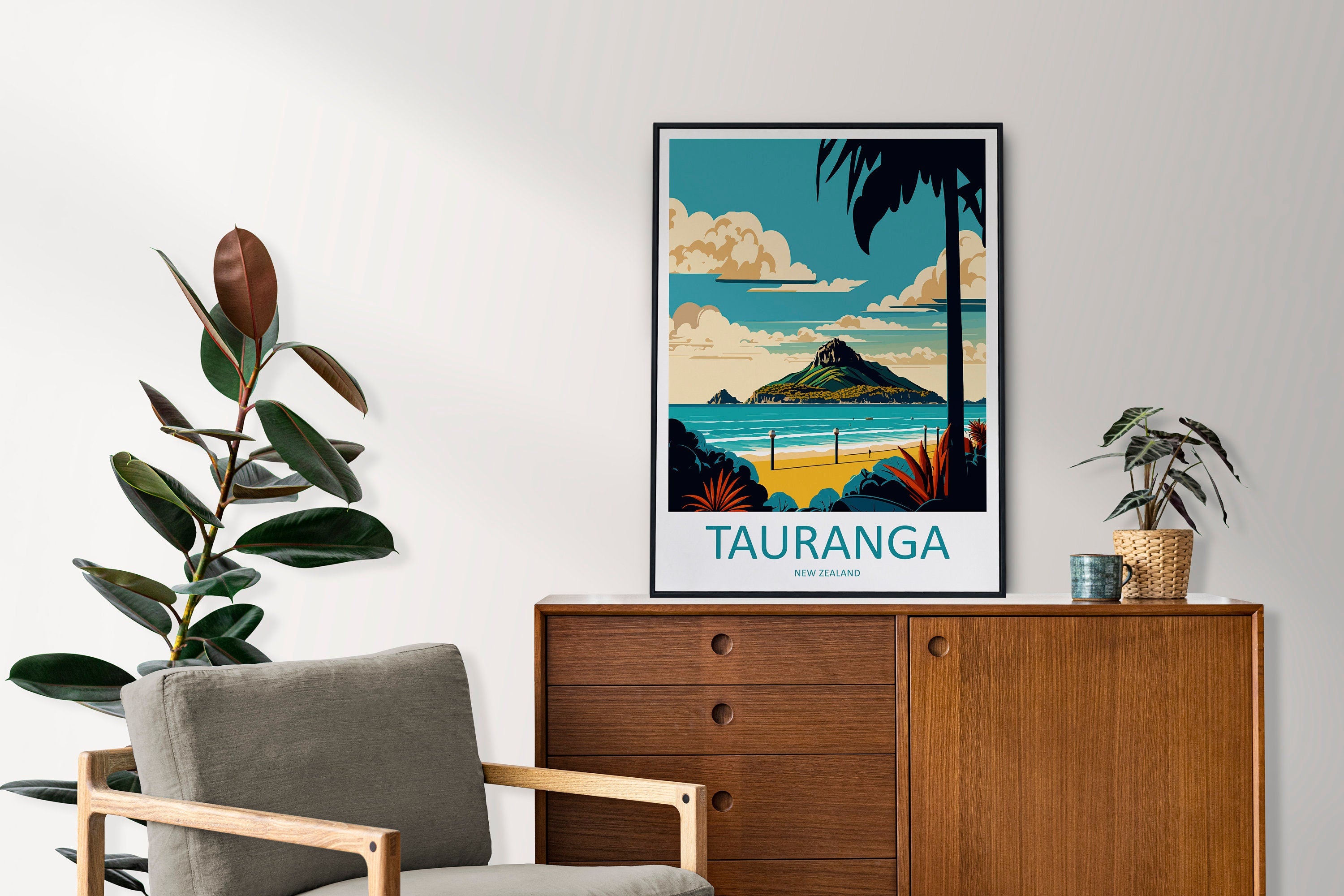 Tauranga Travel Print