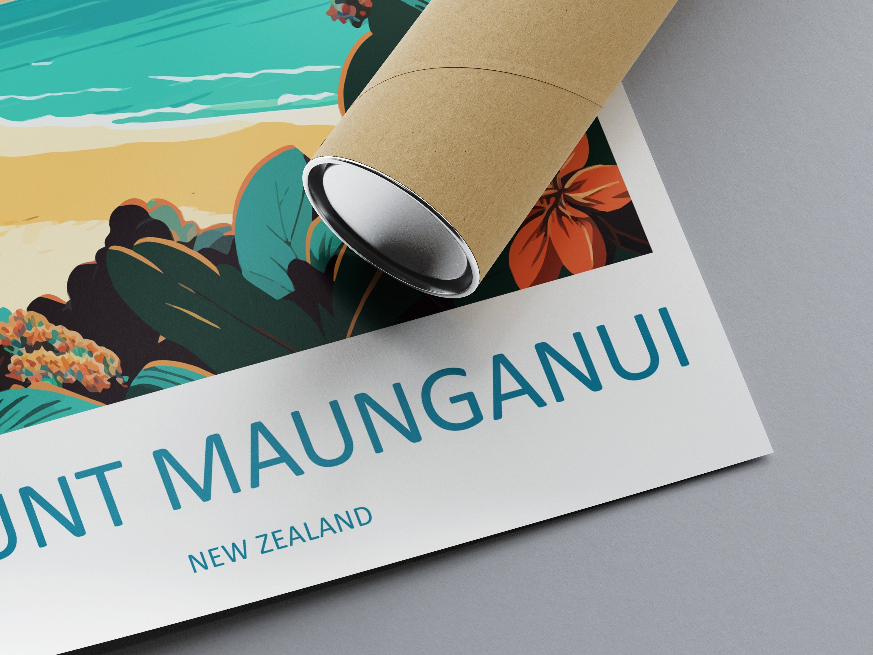 Mount Maunganui Travel Print