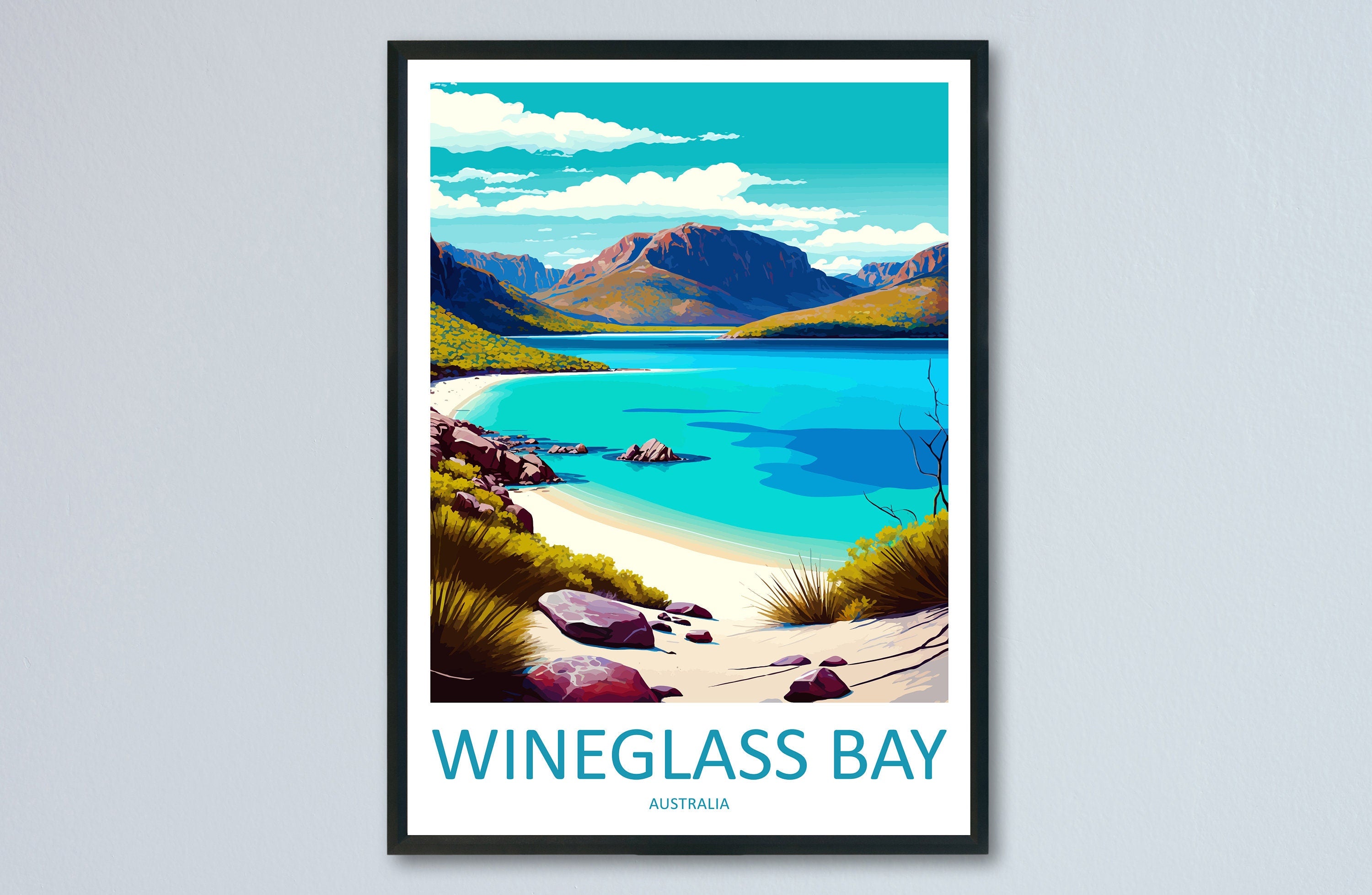 Wineglass Bay Travel Print