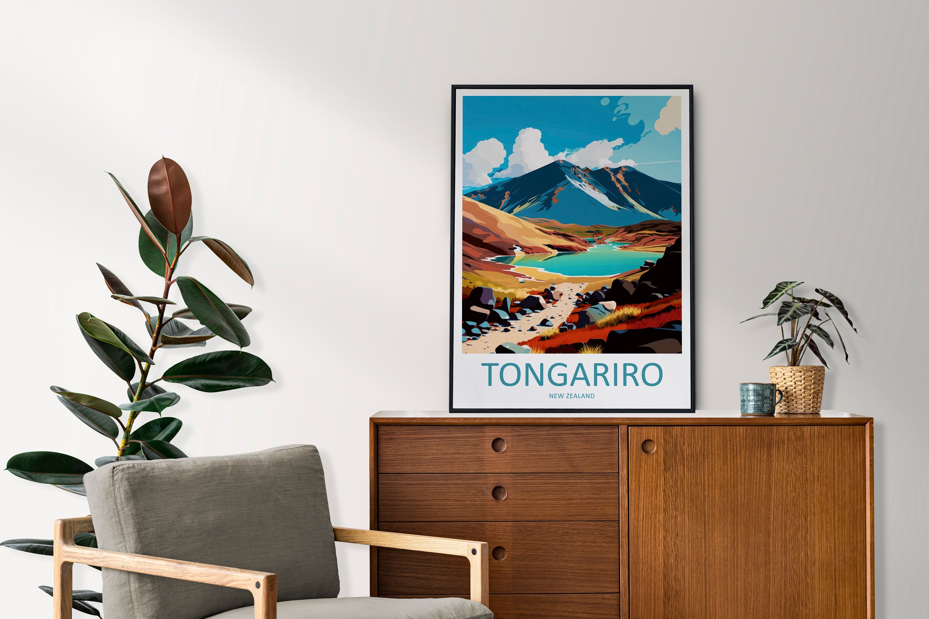 Tongariro Travel Print