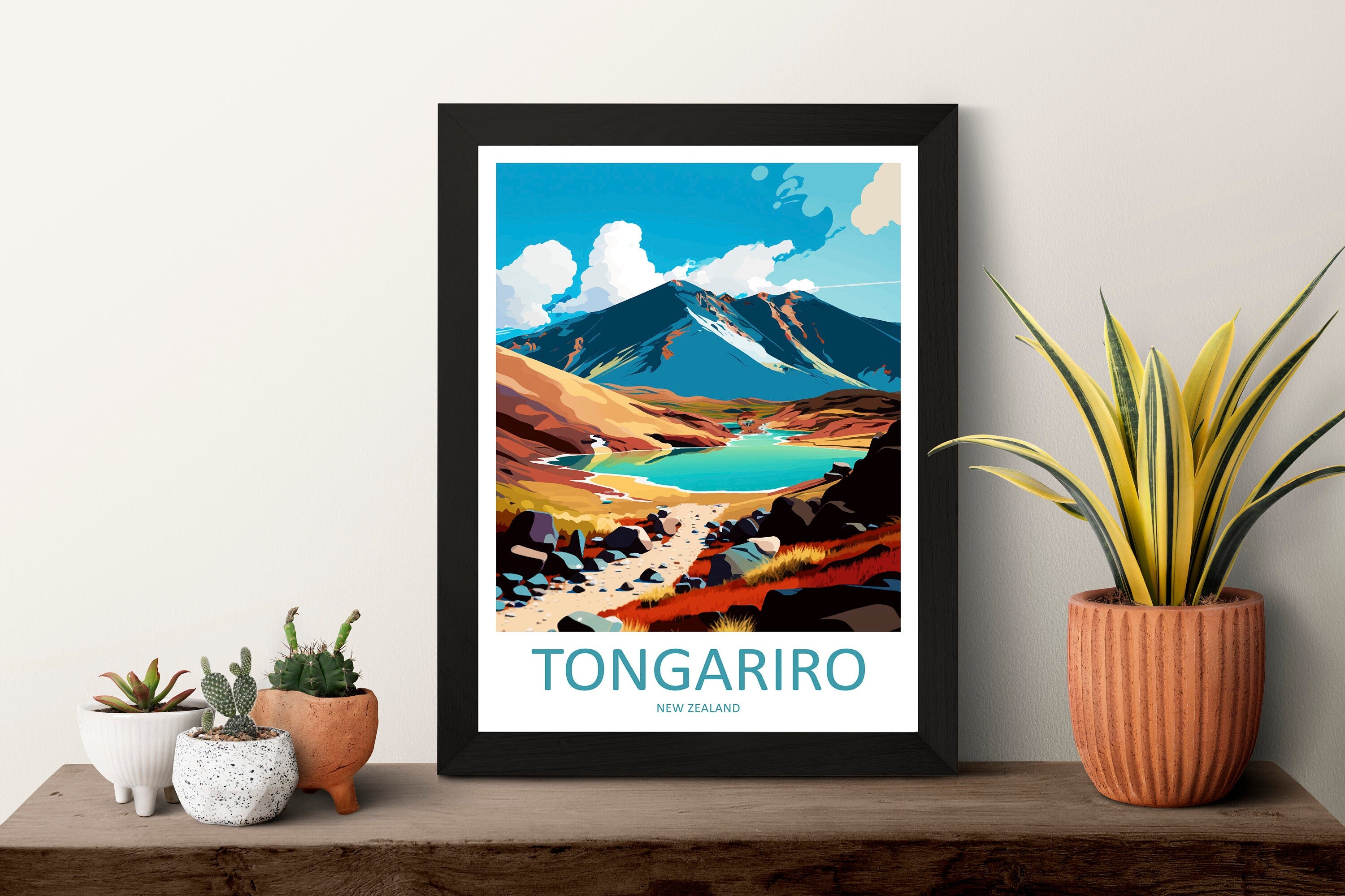 Tongariro Travel Print