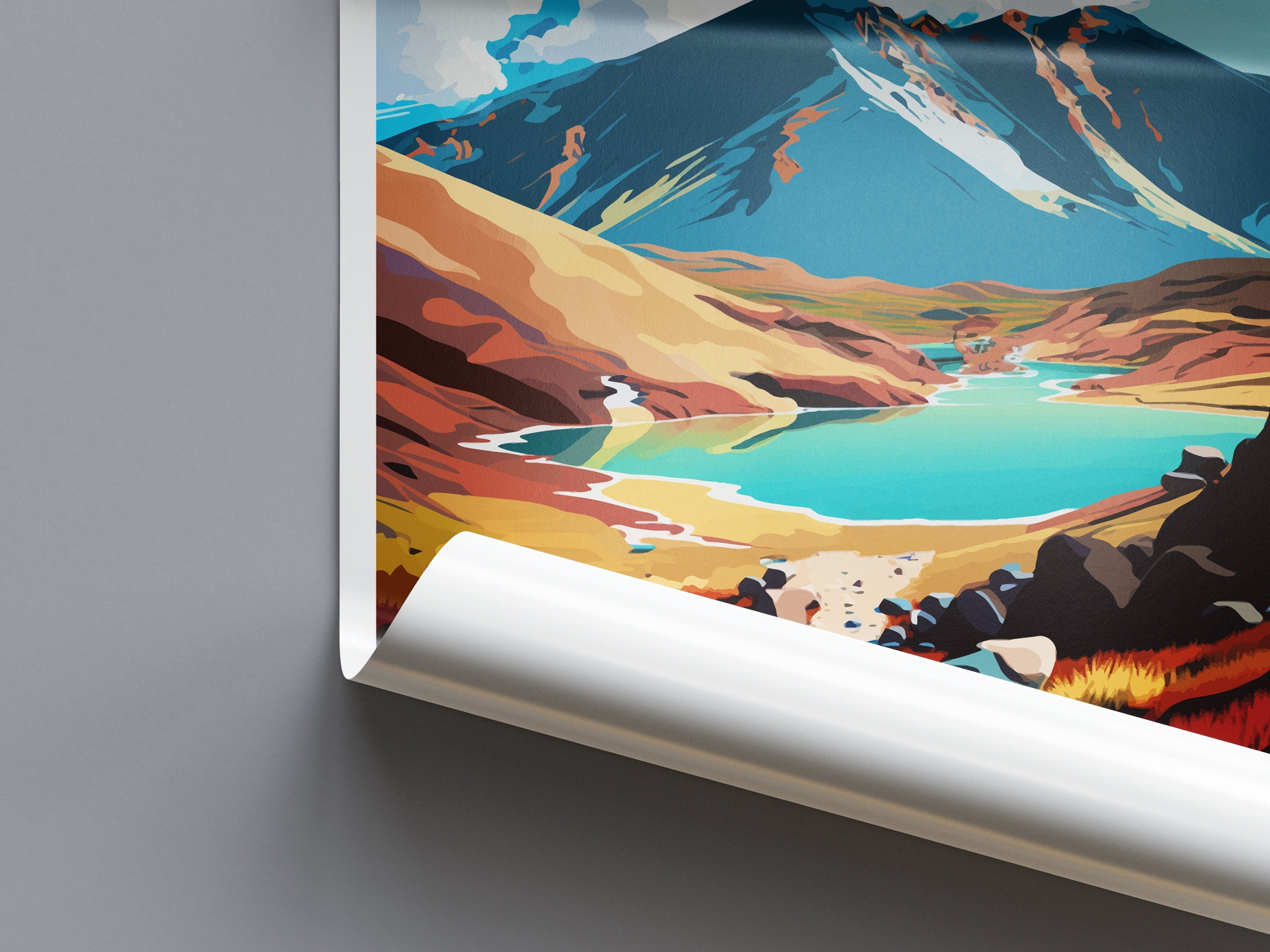 Tongariro Travel Print