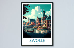 Zwolle Travel Print