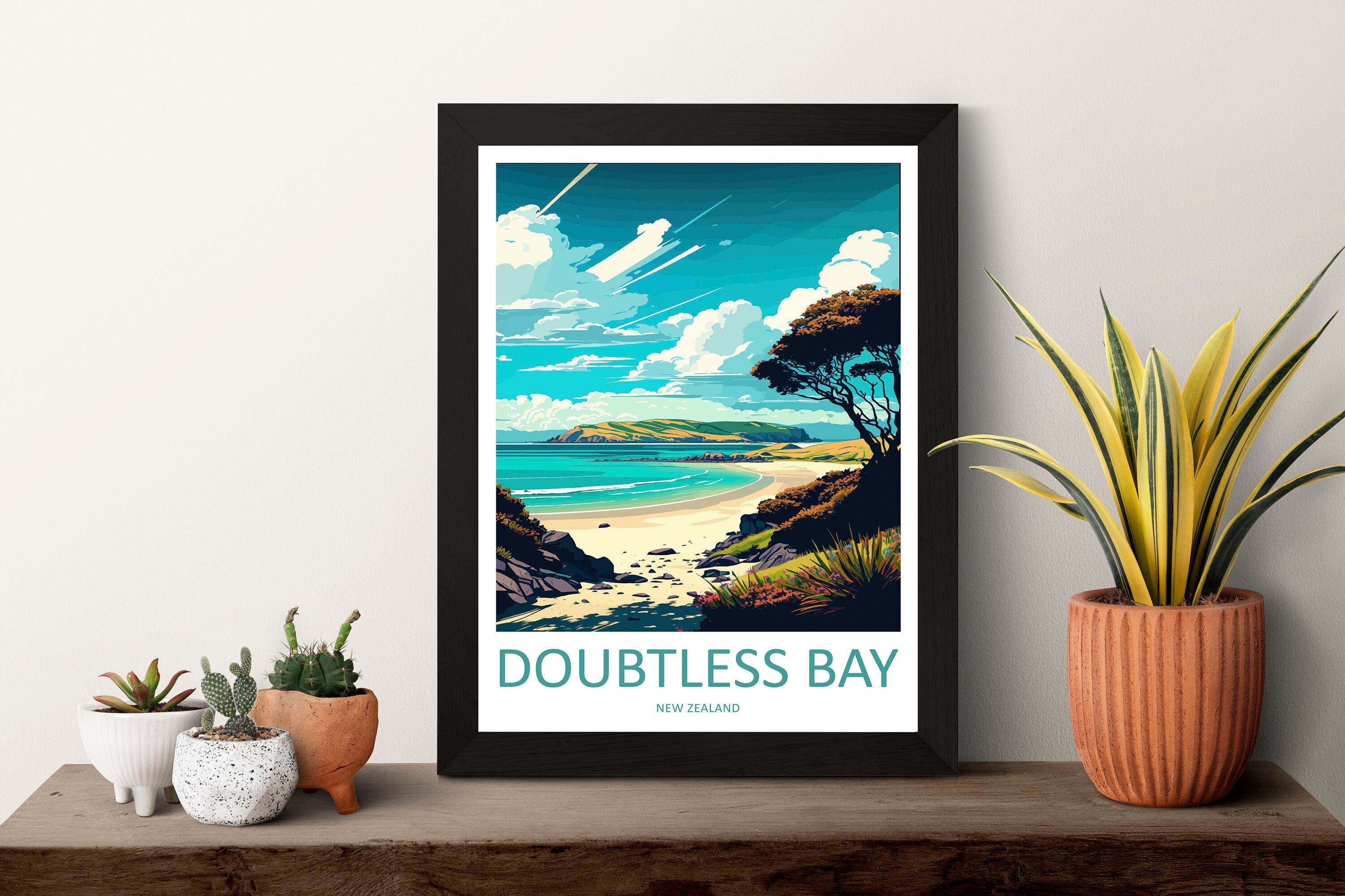 Doubtless Bay Travel Print