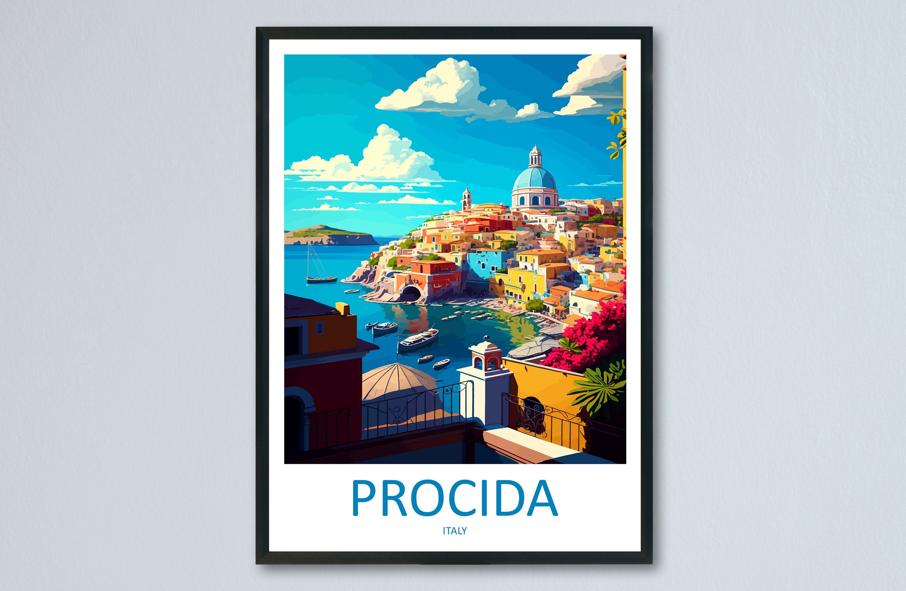 Procida Travel Print