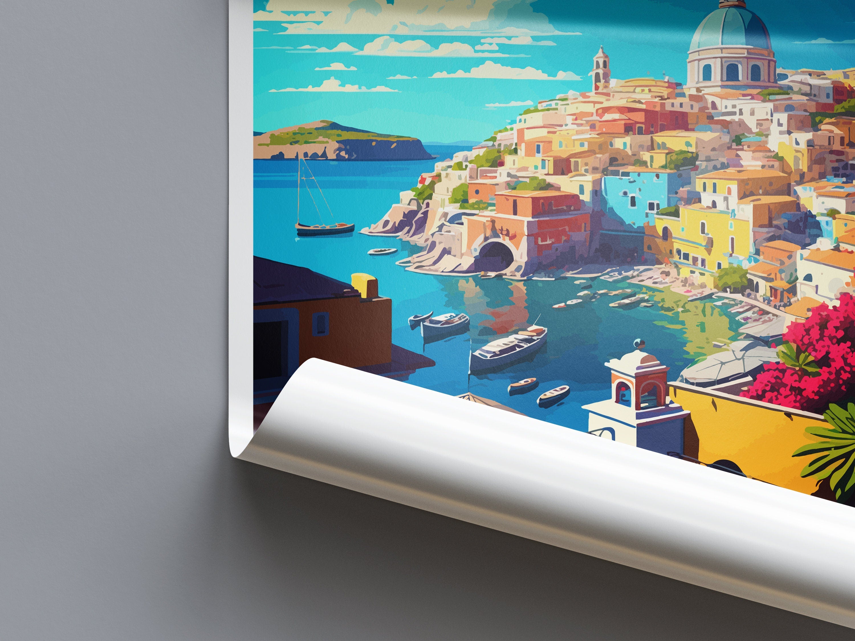 Procida Travel Print