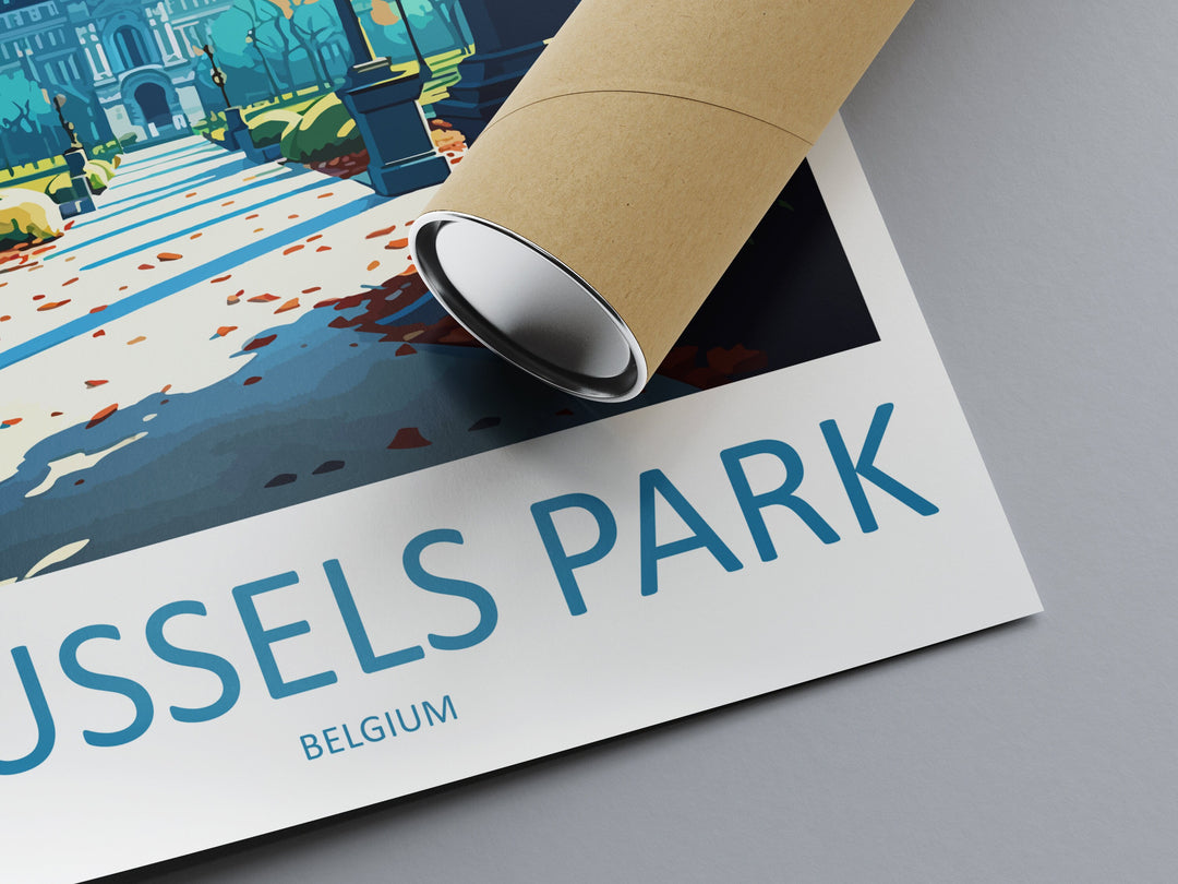 Brussels Park Travel Print Wall Art Brussels Park Wall Hanging Home Décor Brussels Park Gift Art Lovers Belgium Art Lover Gift Brussels Park