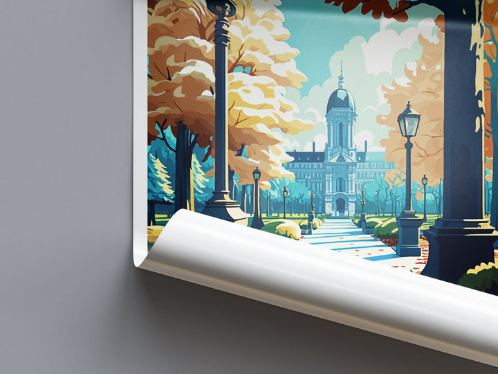 Brussels Park Travel Print Wall Art Brussels Park Wall Hanging Home Décor Brussels Park Gift Art Lovers Belgium Art Lover Gift Brussels Park