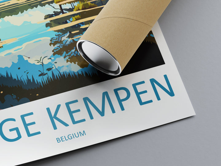 Hoge Kempen Travel Print Wall Art Hoge Kempen Wall Hanging Home Décor Hoge Kempen Gift Art Lovers Belgium Art Lover Gift Hoge Kempen Wall