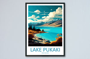 Lake Pukaki Travel Print