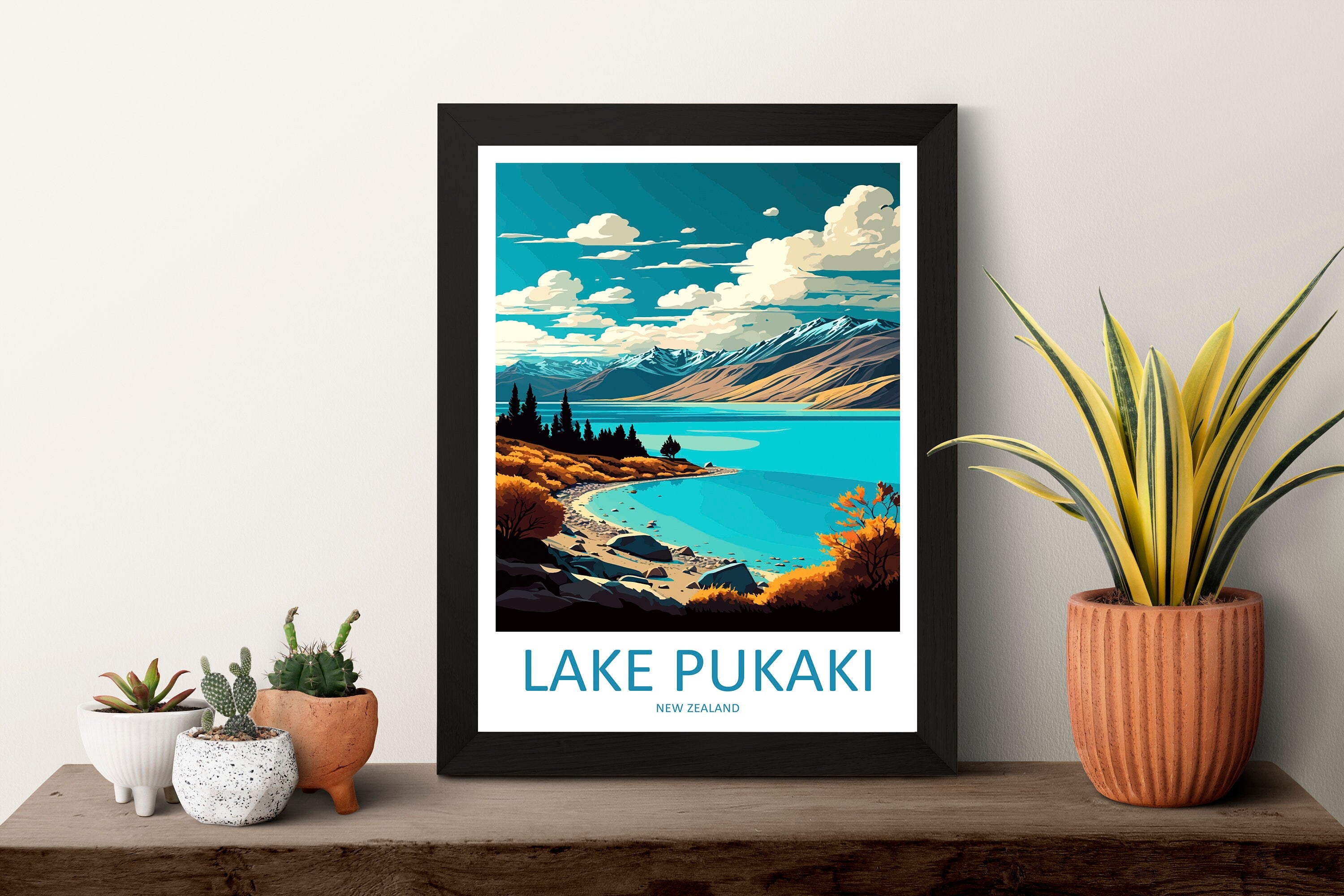 Lake Pukaki Travel Print