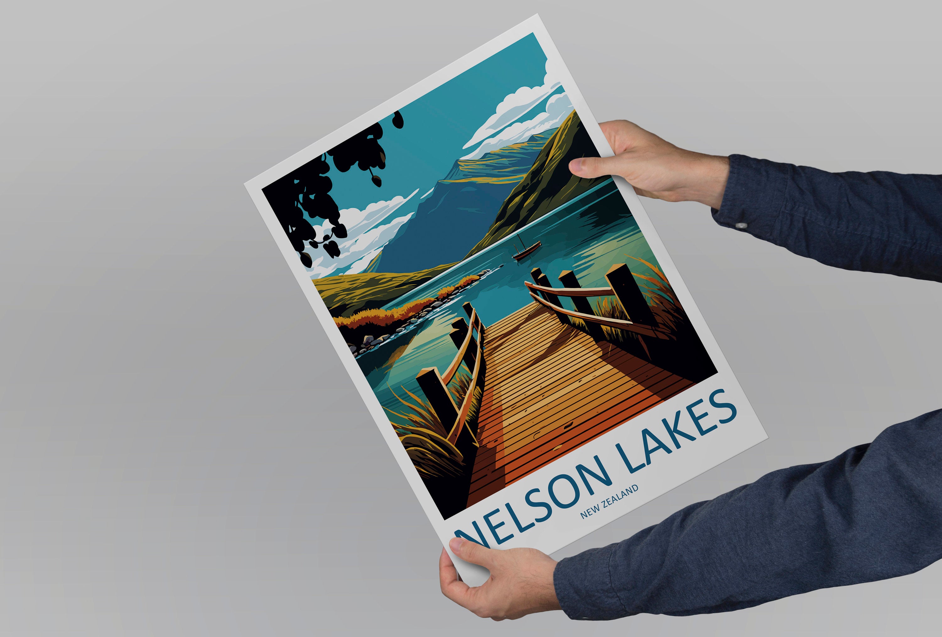 Nelson Lakes Travel Print