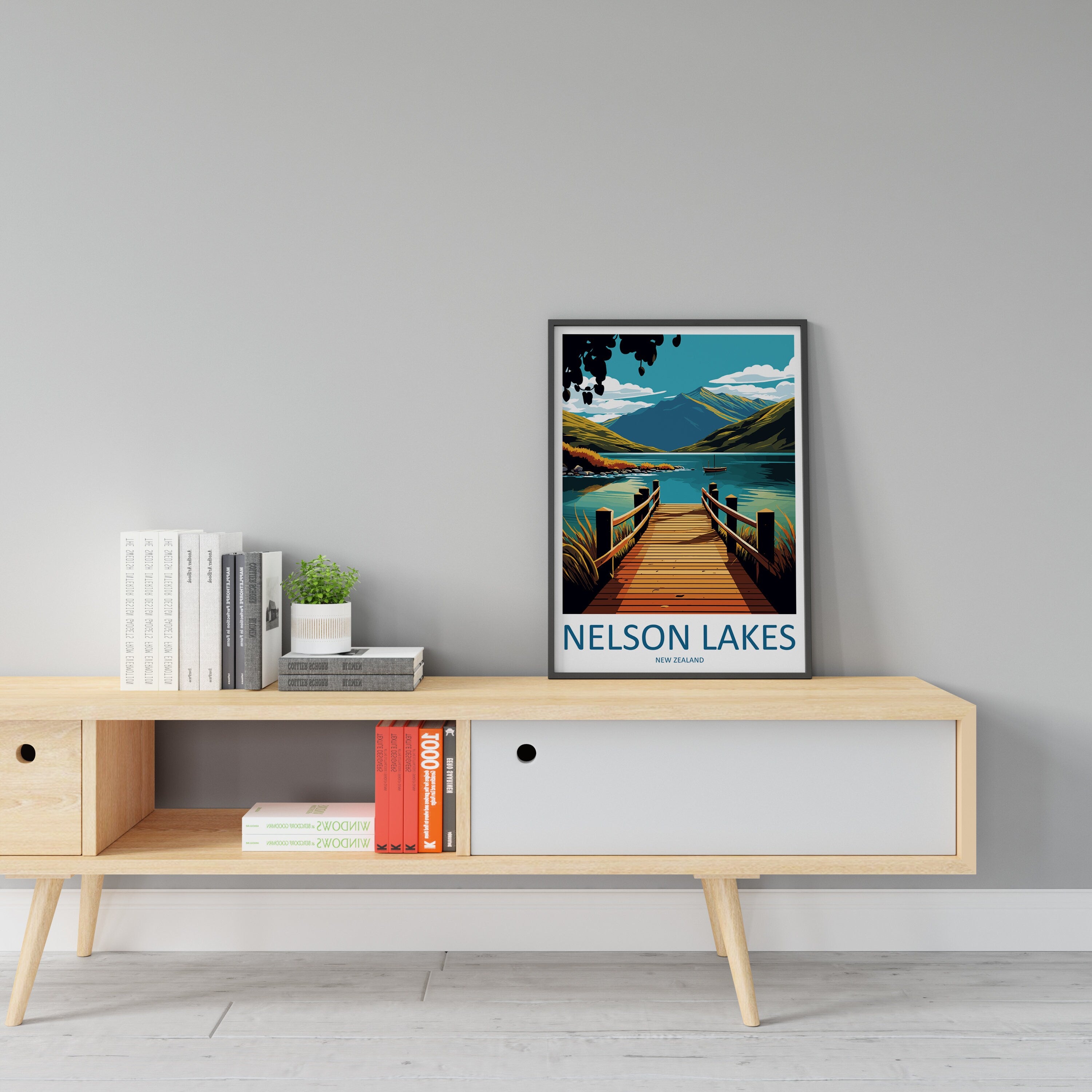 Nelson Lakes Travel Print