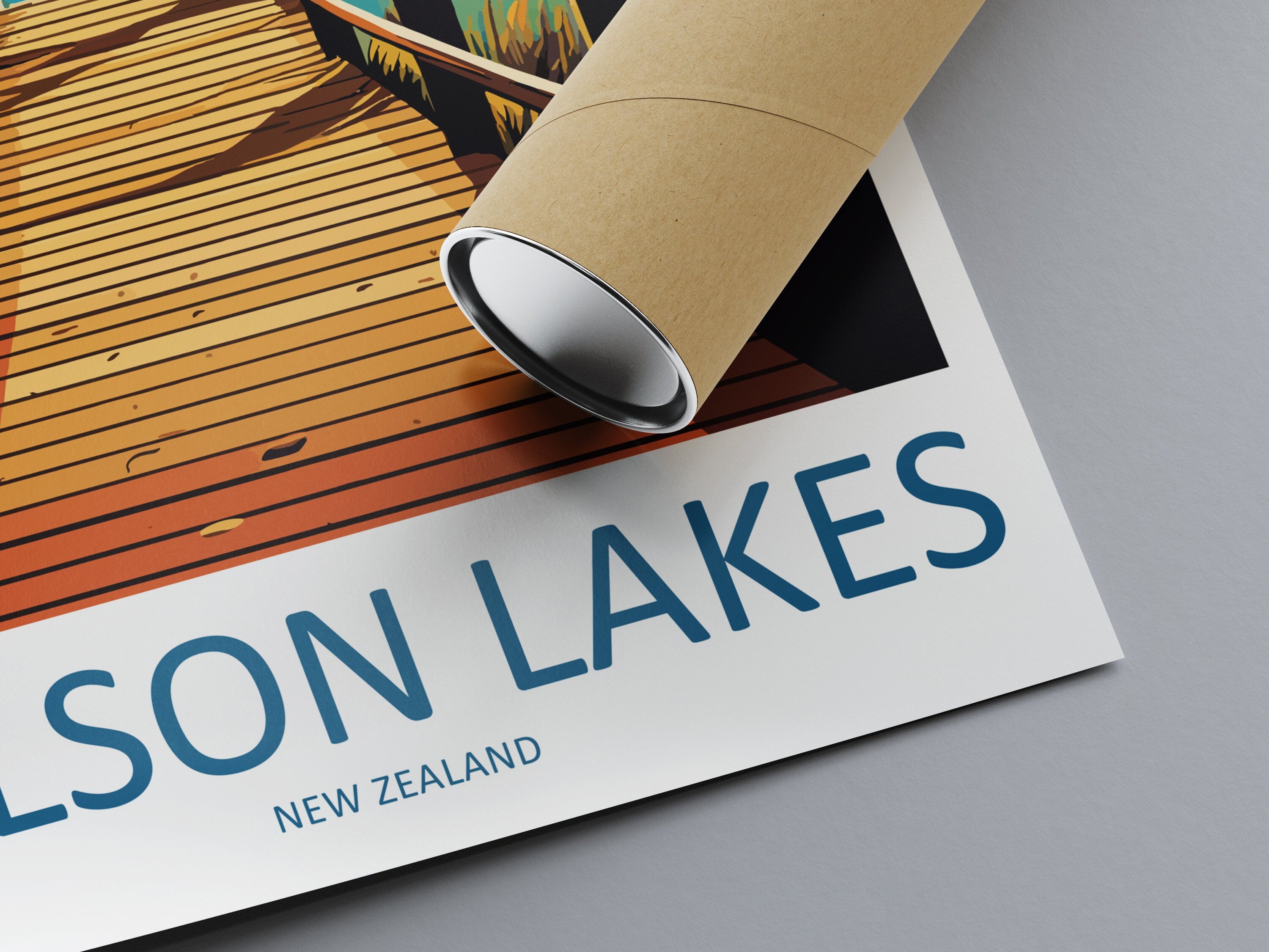 Nelson Lakes Travel Print