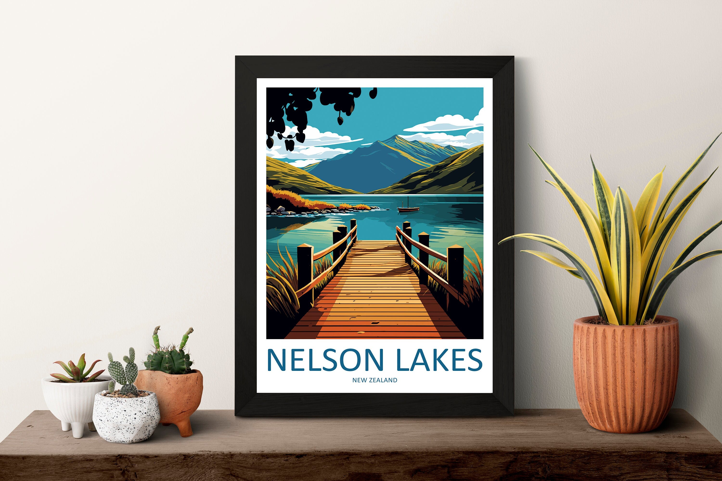 Nelson Lakes Travel Print