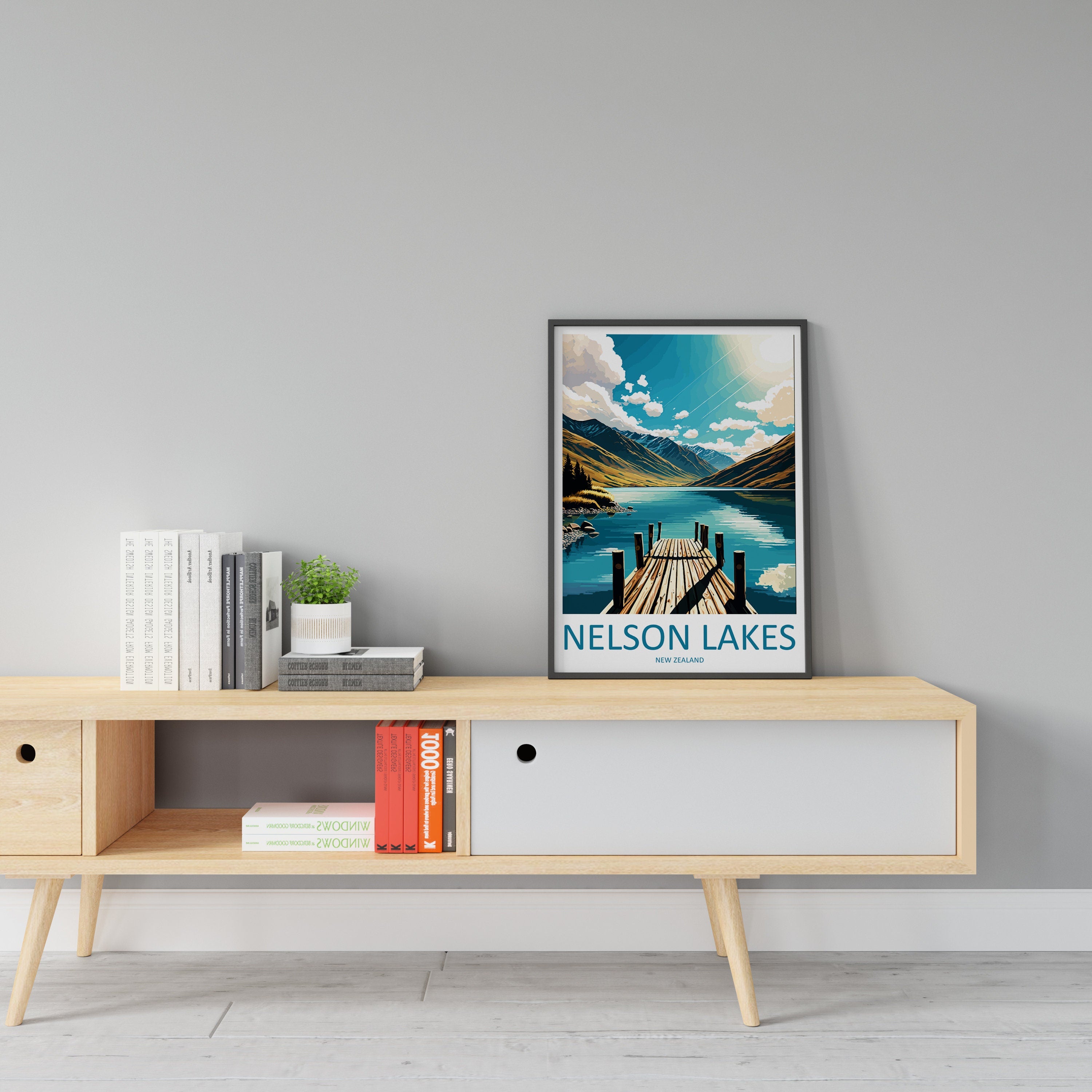 Nelson Lakes Travel Print