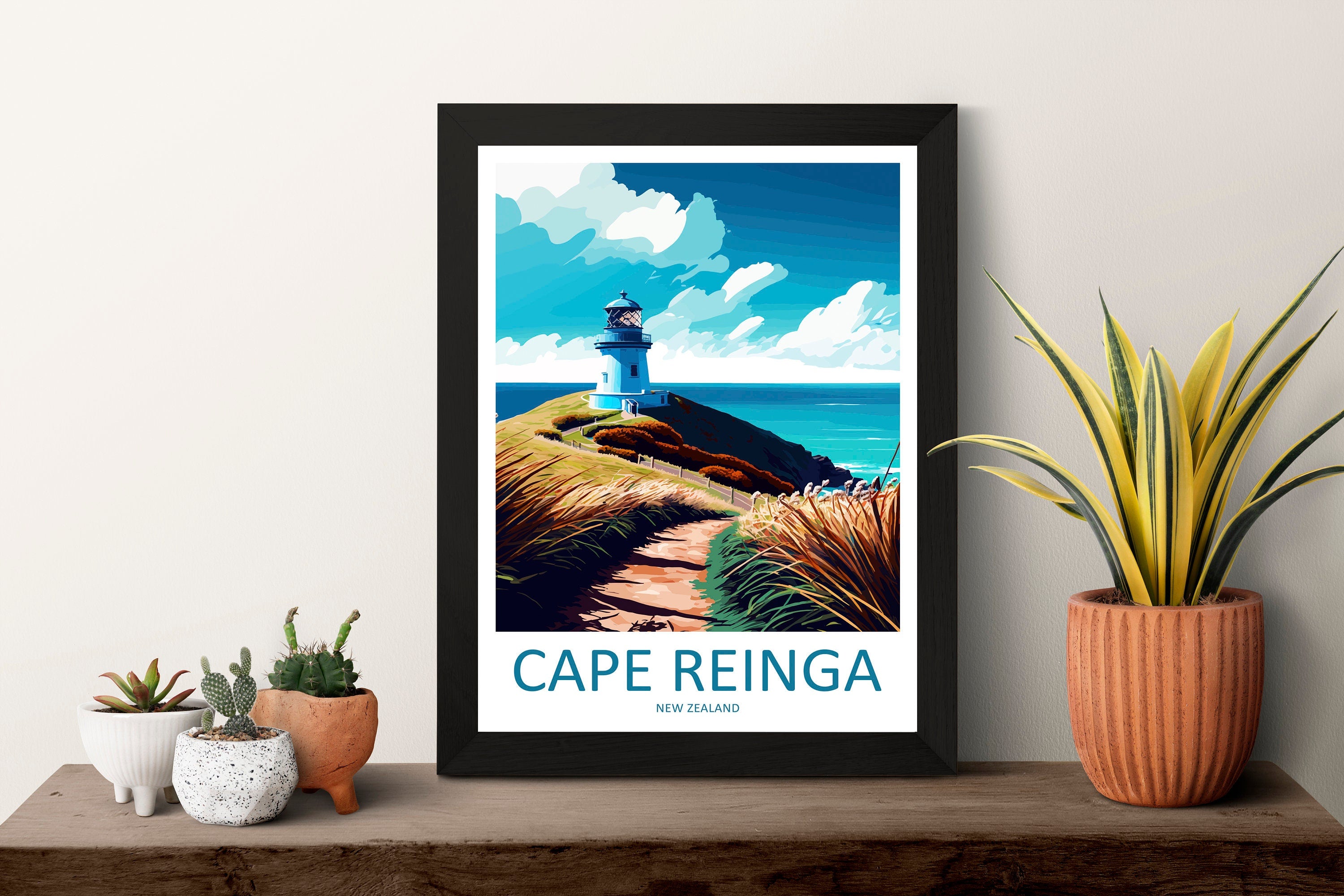 Cape Reinga Travel Print