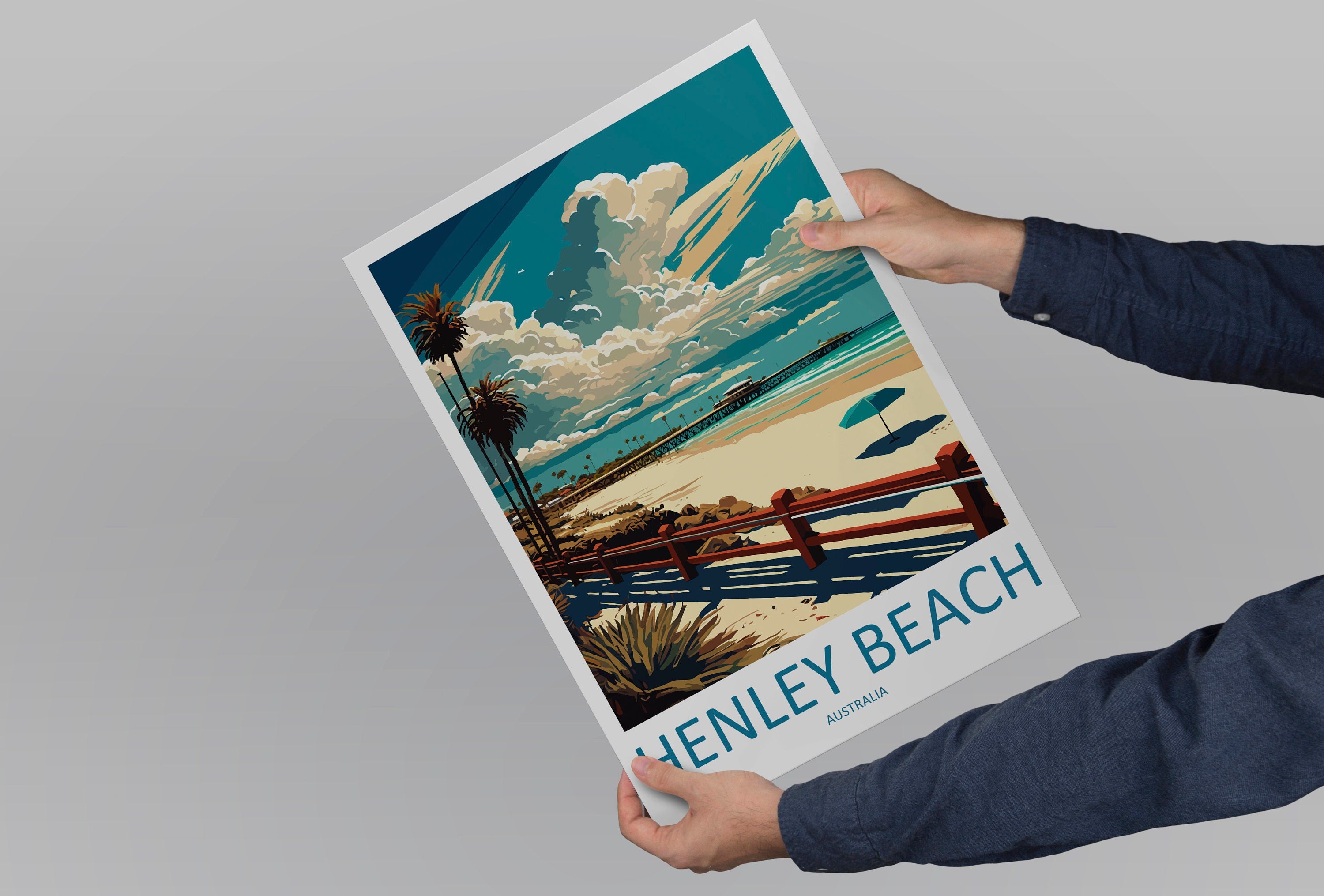 Henley Beach Travel Print