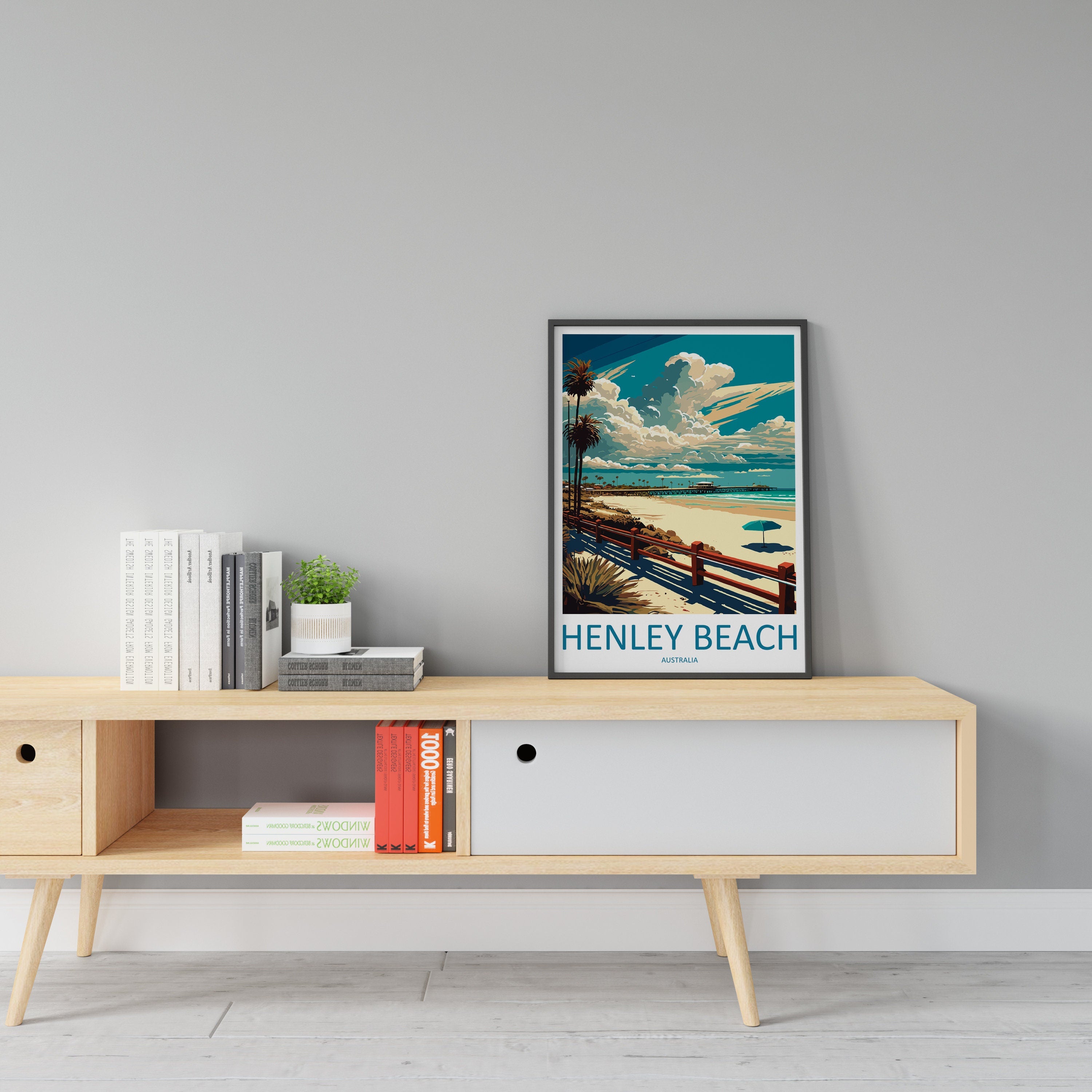 Henley Beach Travel Print