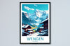 Wengen Travel Print