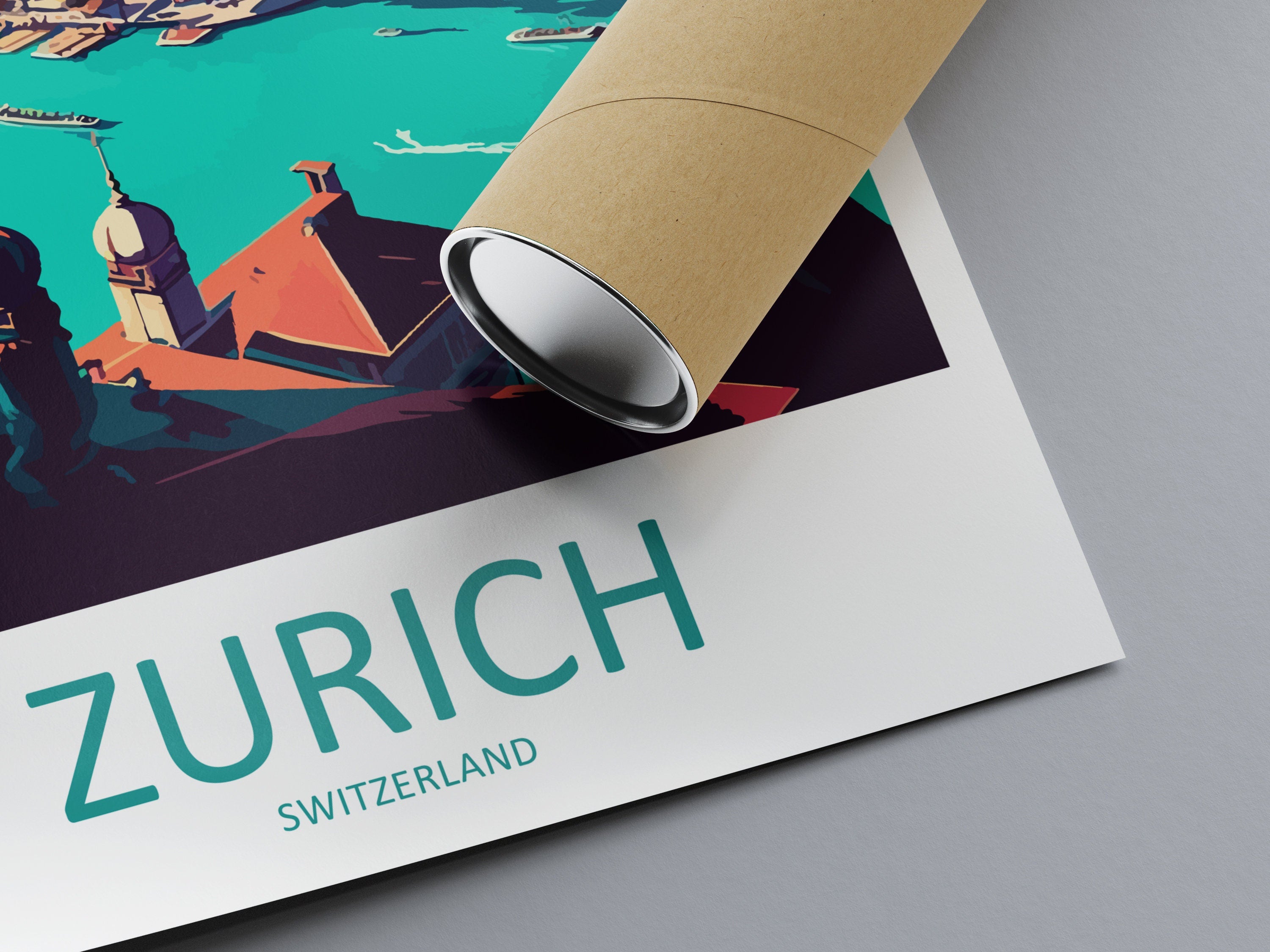 Zurich Travel Print