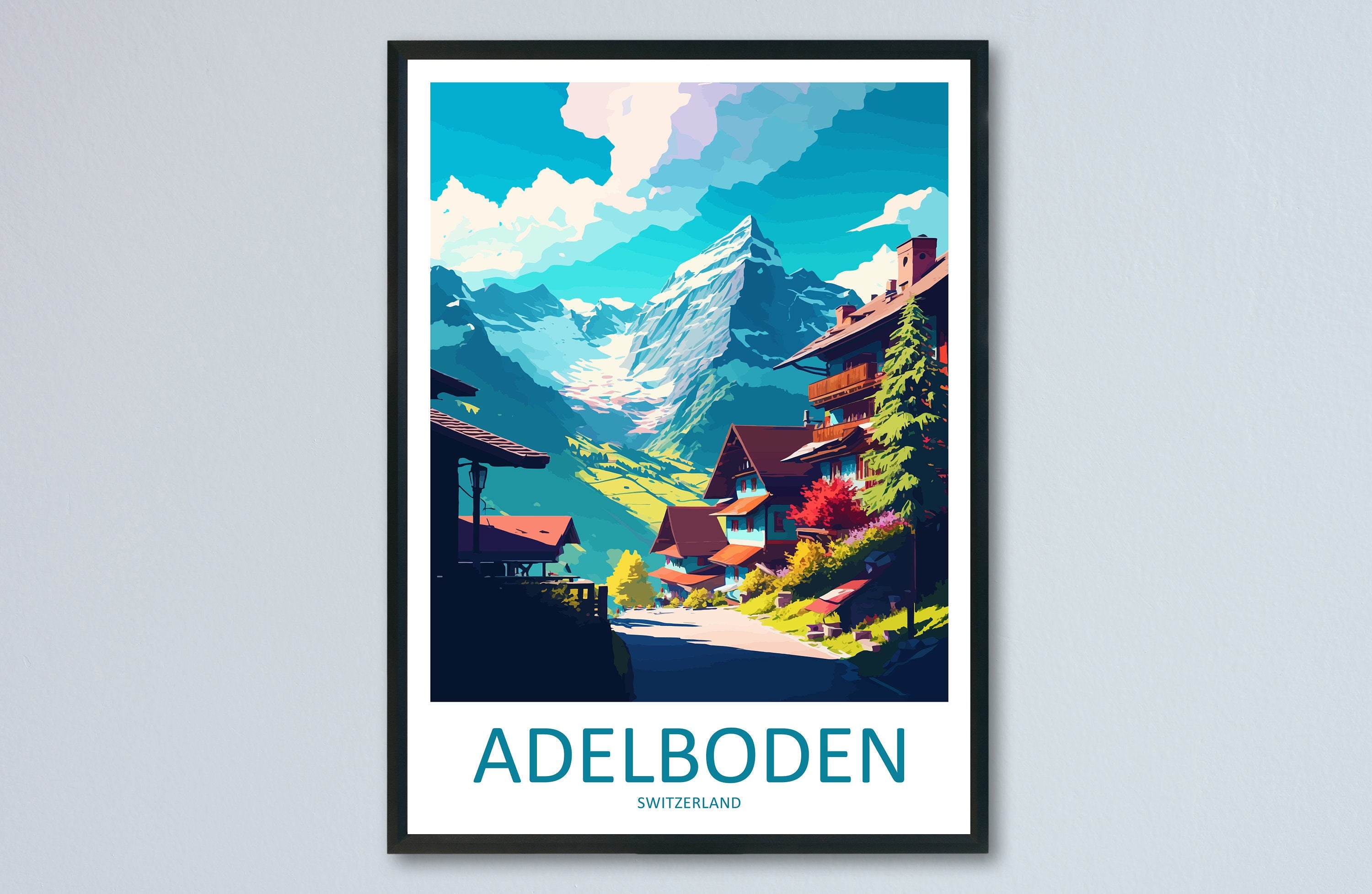 Adelboden Travel Print