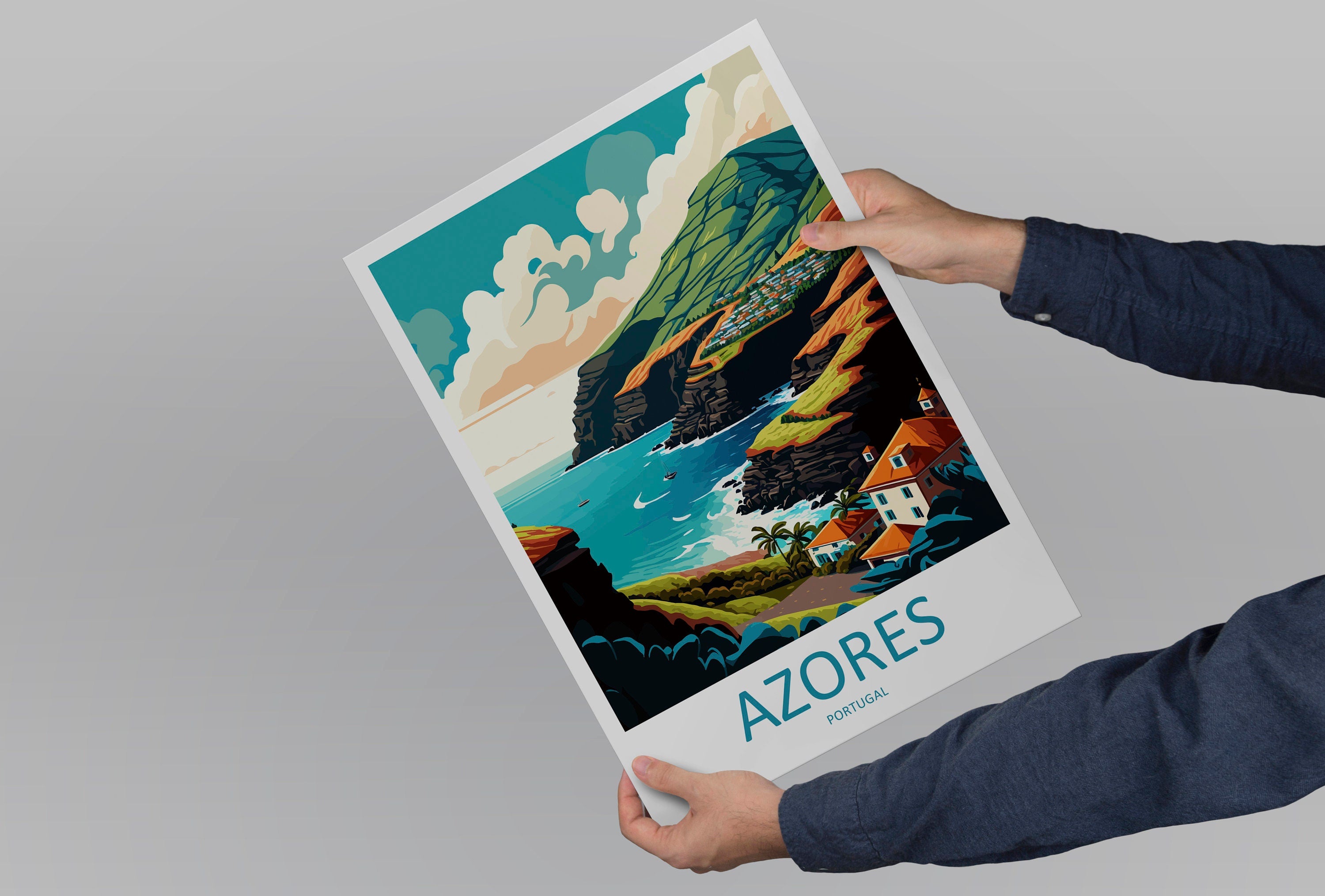 Azores Travel Print