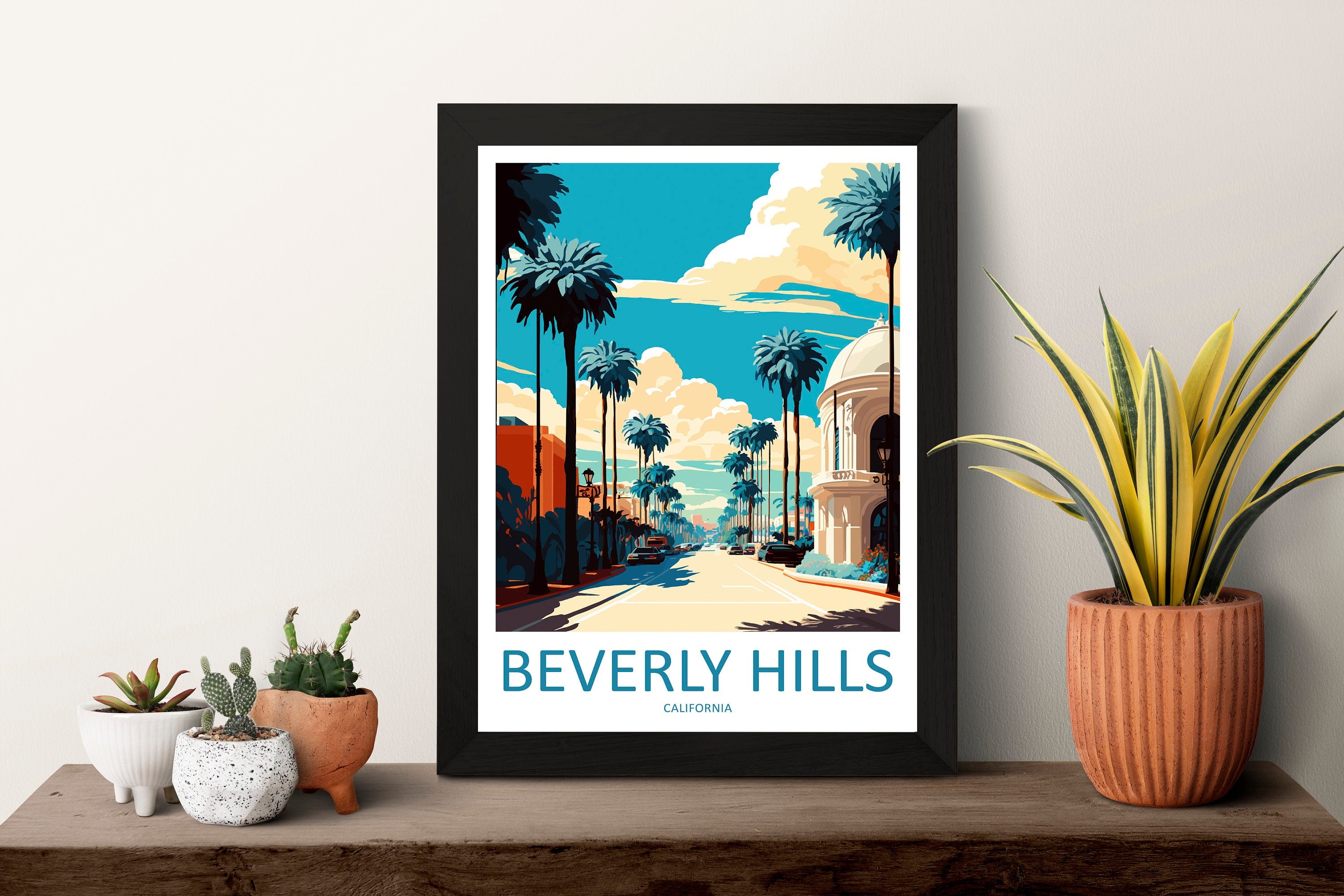 Beverly Hills Travel Print