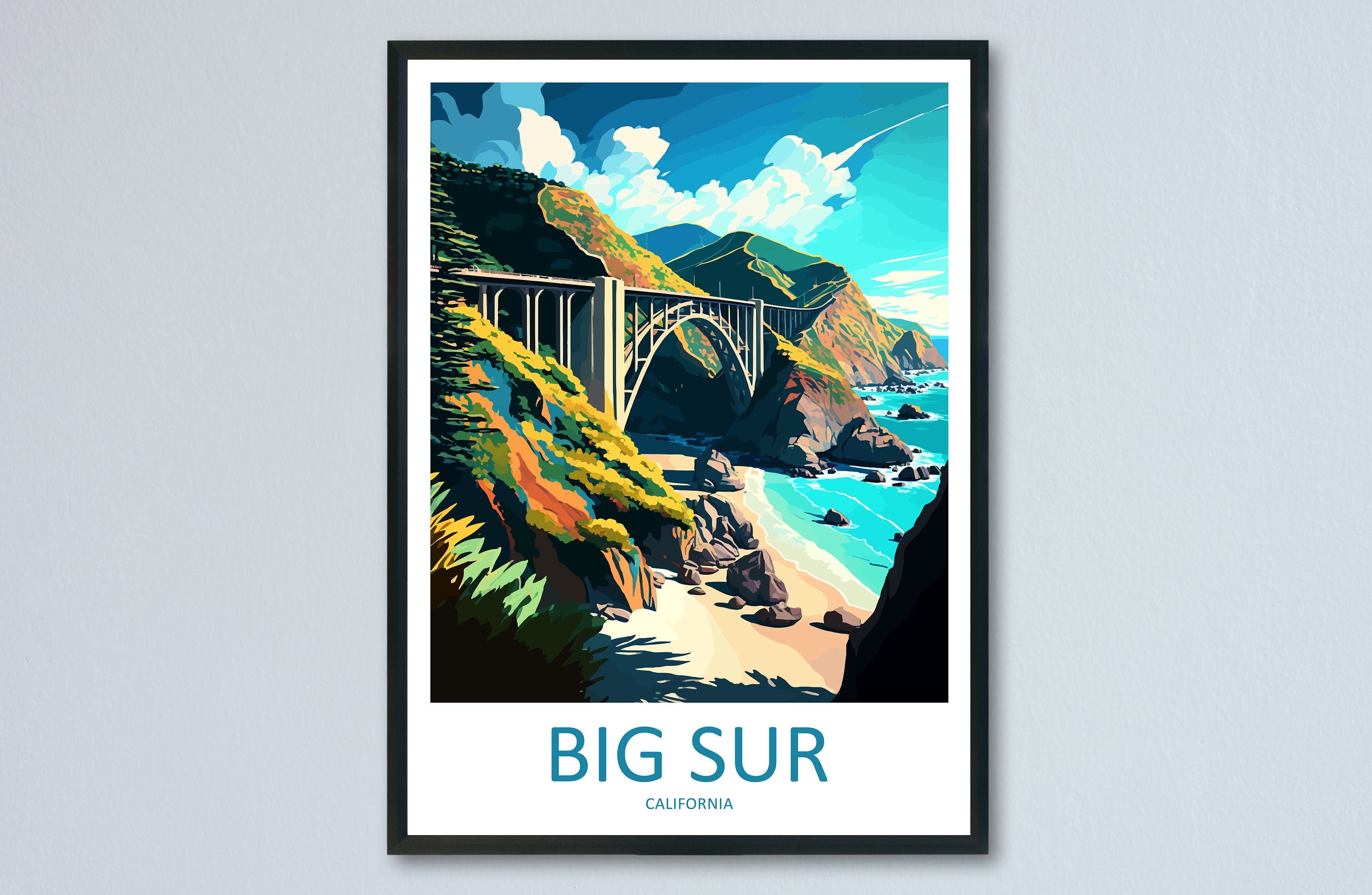 Big Sur National Park Travel Print