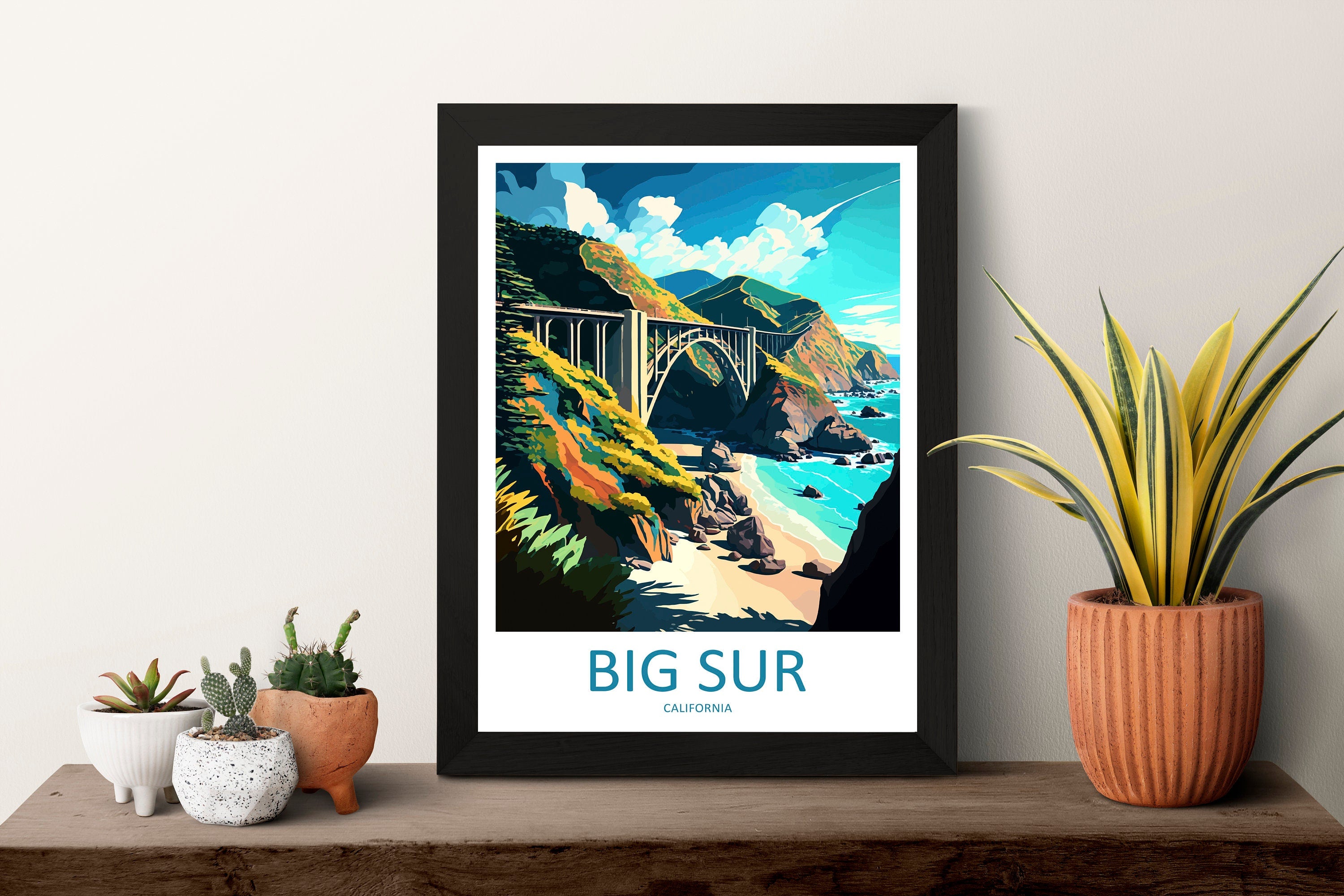 Big Sur National Park Travel Print