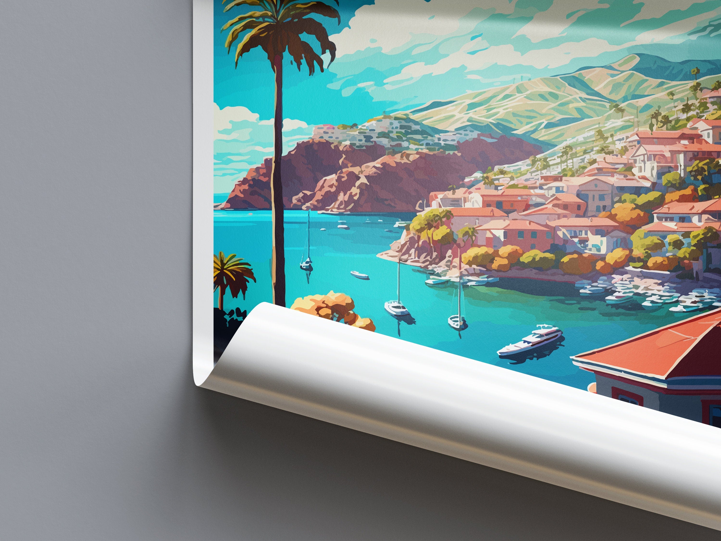 Catalina Island Travel Print