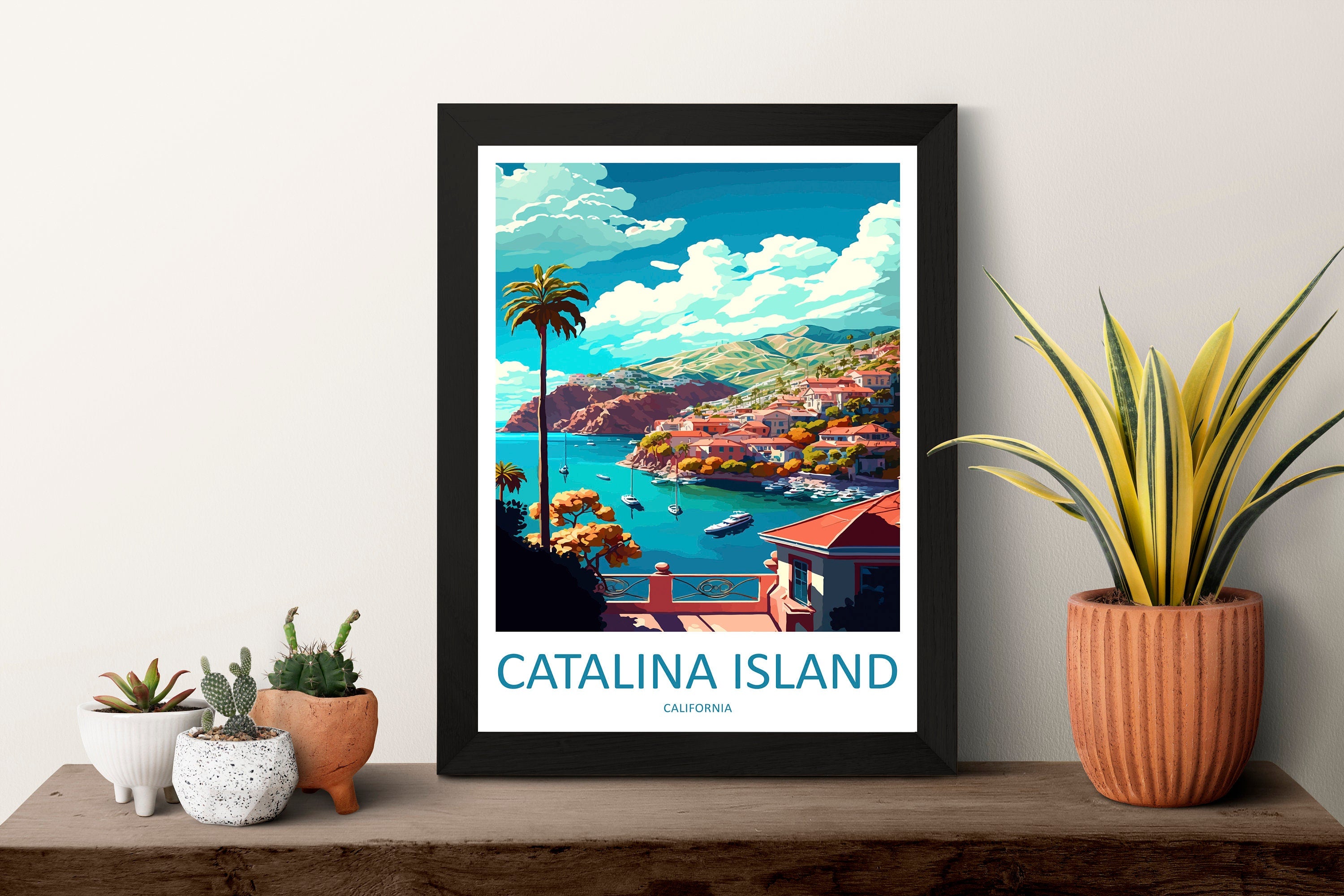 Catalina Island Travel Print