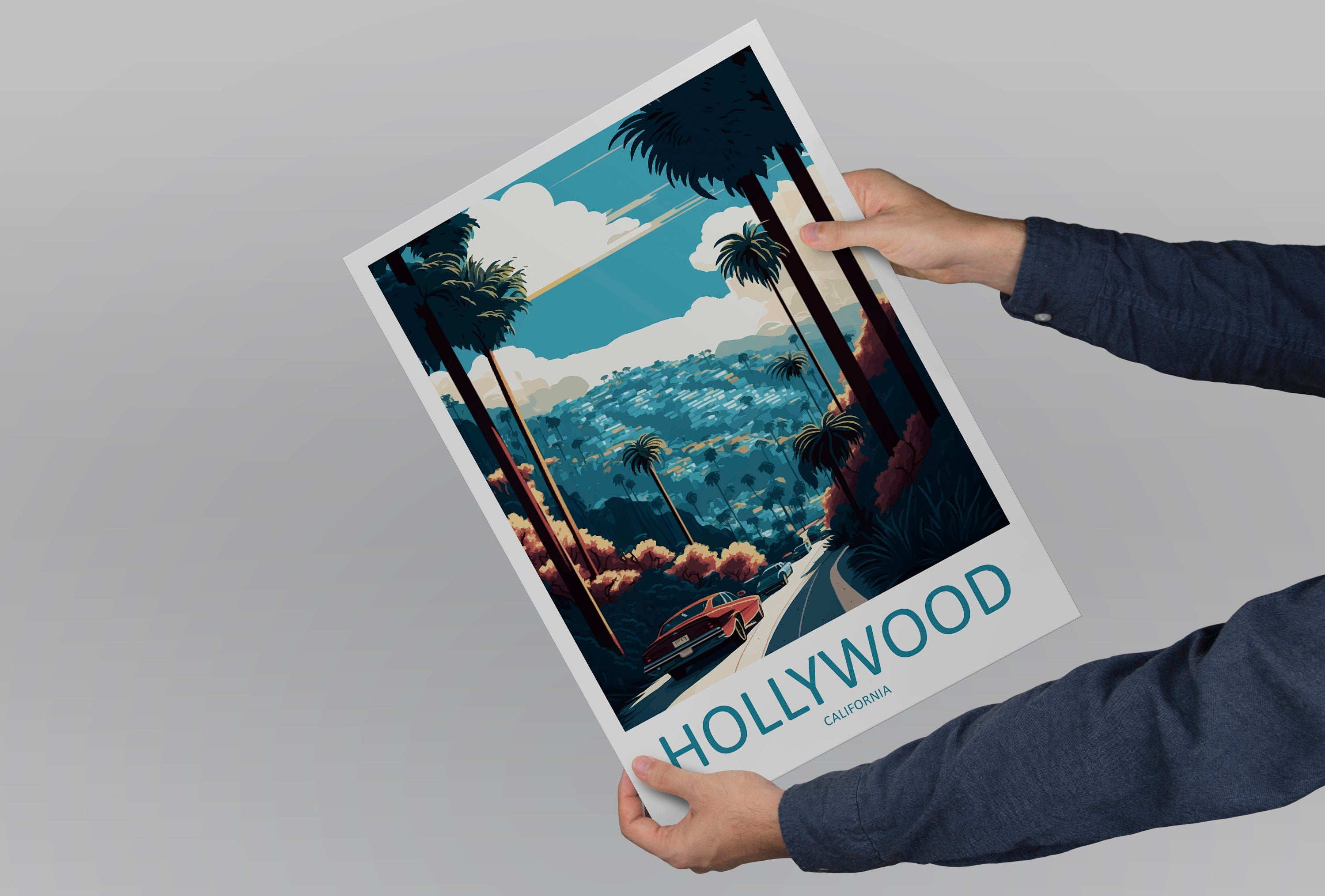 Hollywood Travel Print