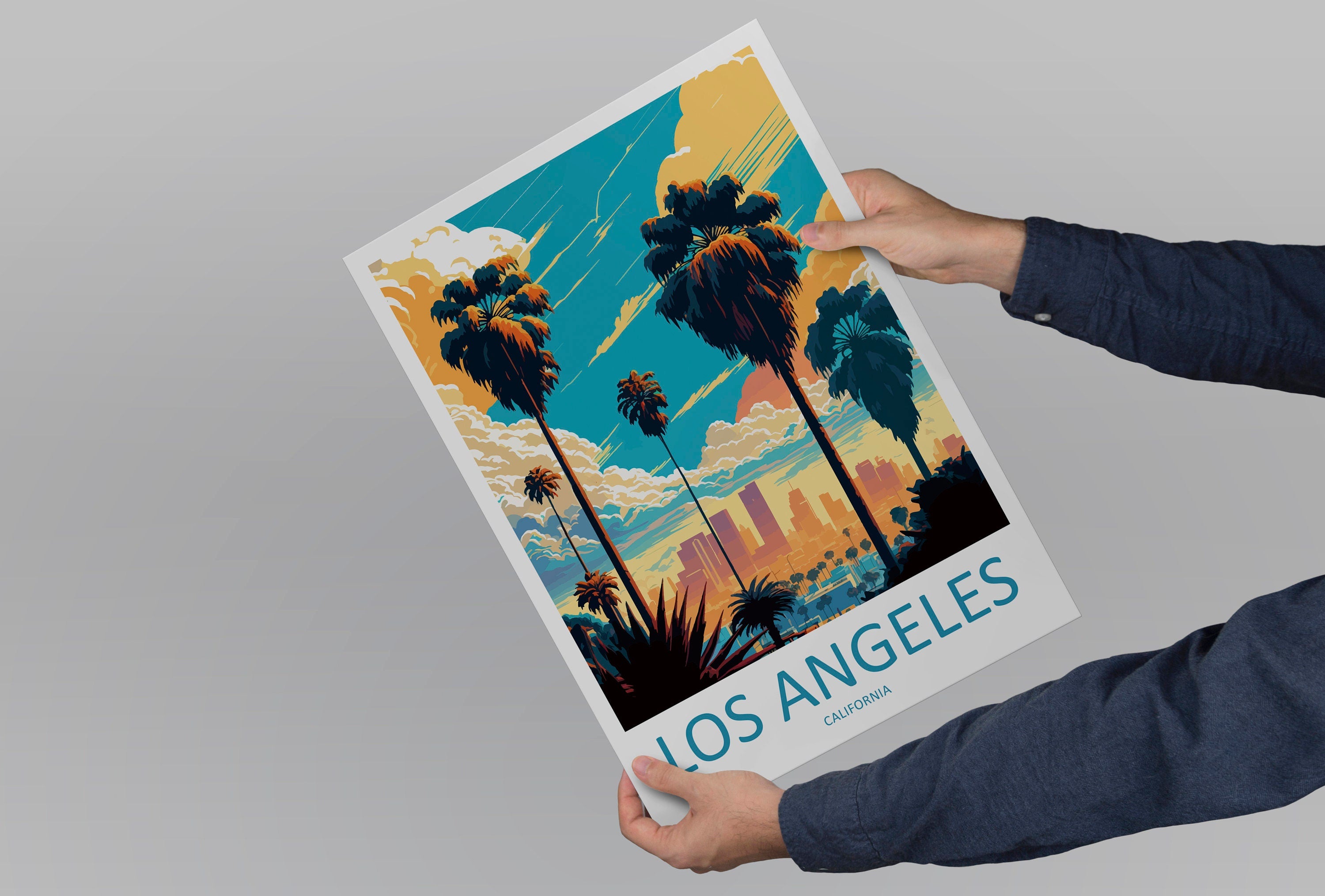 Los Angeles Travel Print