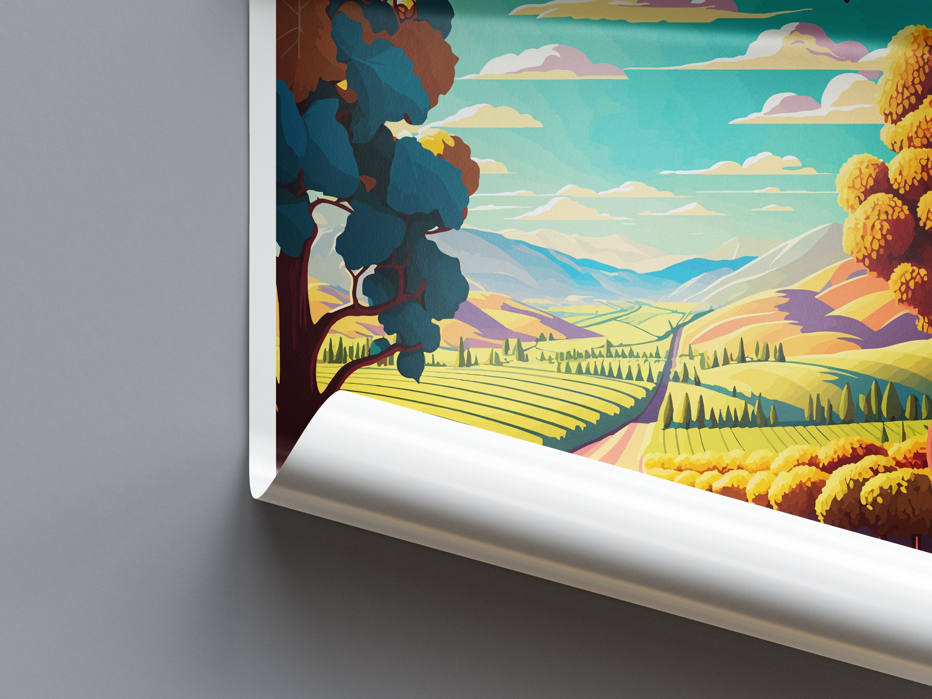 Napa Valley Travel Print