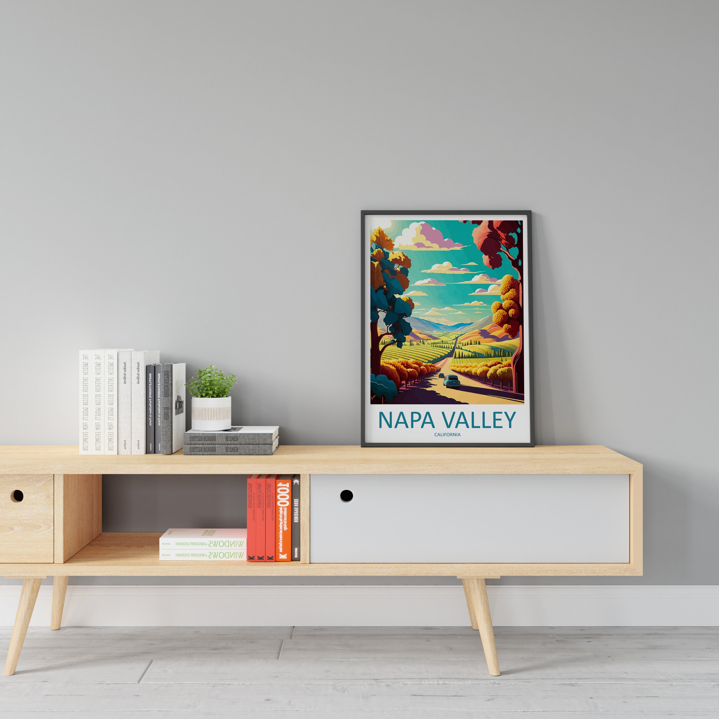 Napa Valley Travel Print