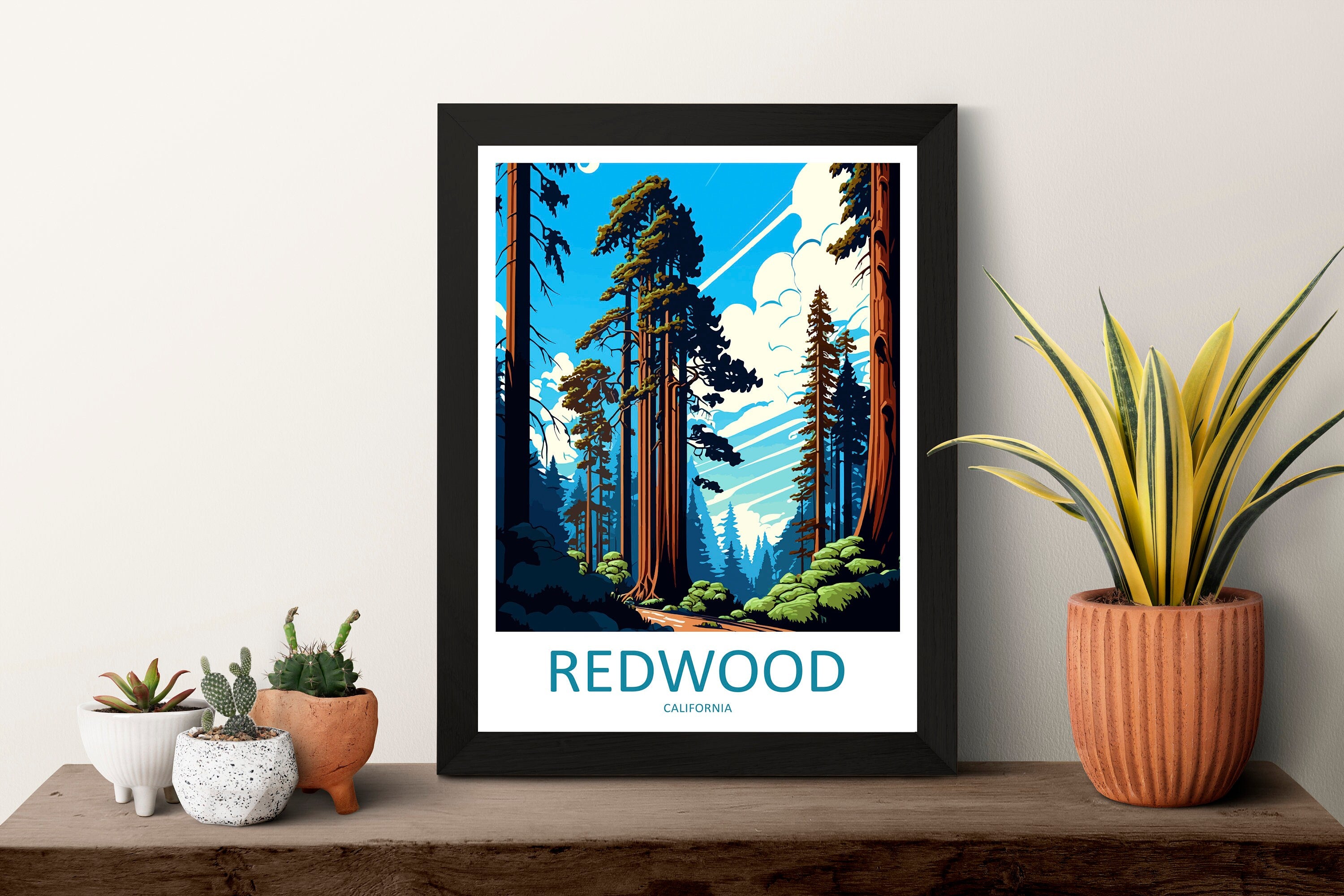 Redwood National Park Travel Print