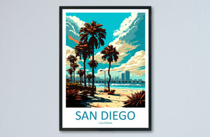 San Diego Travel Print