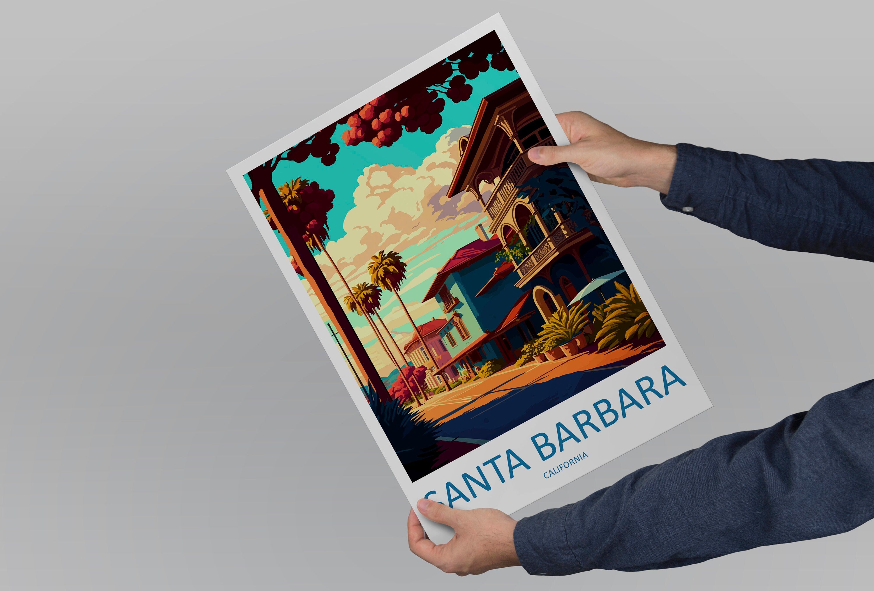 Santa Barbara Travel Print