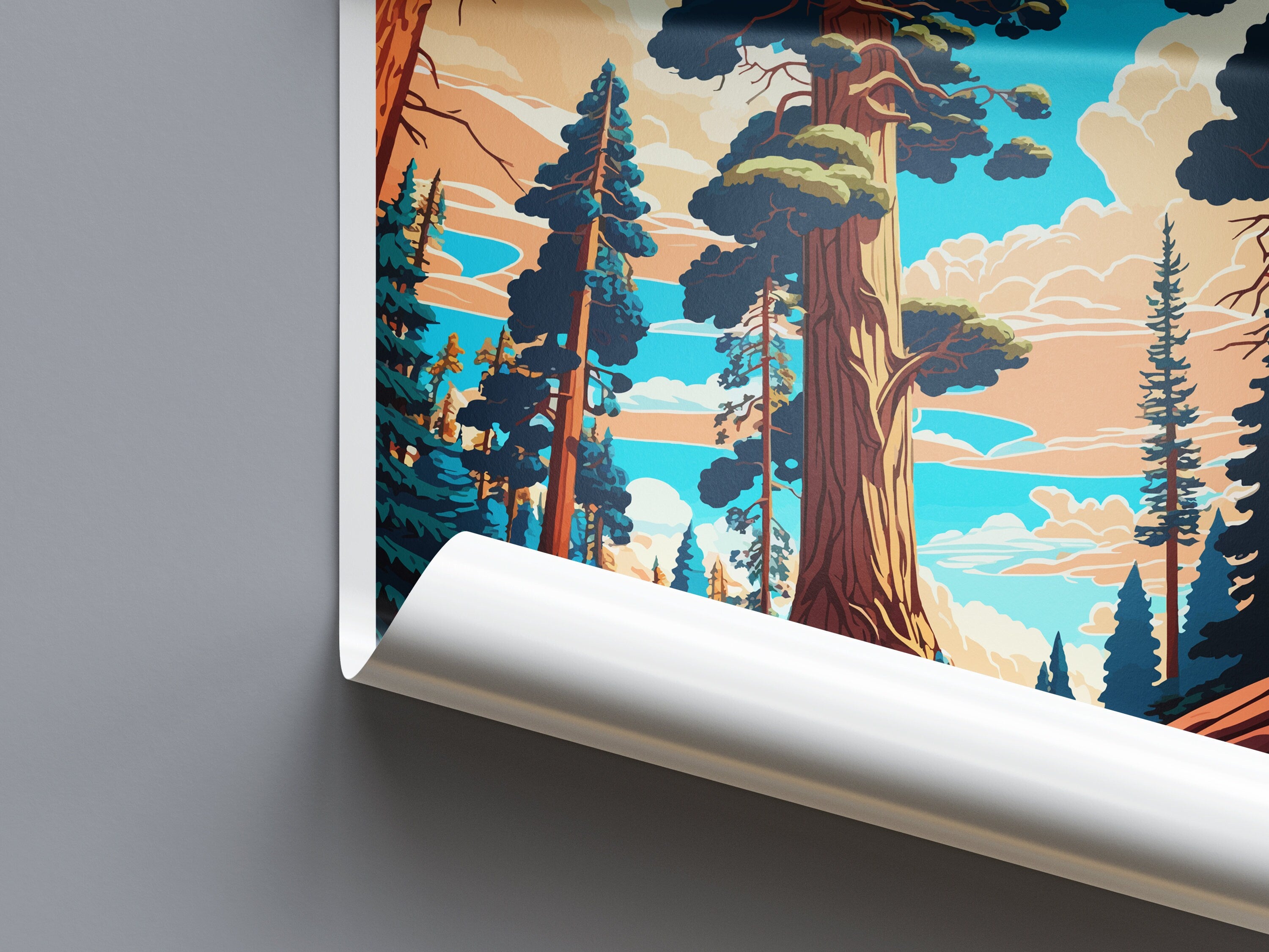 Sequoia National Park Travel Print