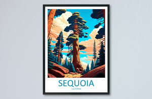 Sequoia National Park Travel Print