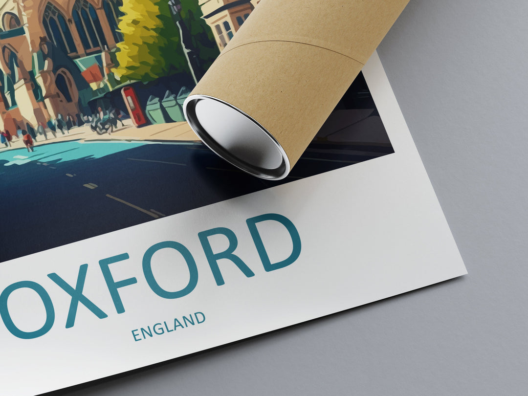 Oxford Travel Print Wall Art Oxford Wall Hanging Home Décor Oxford Gift Art Lovers England Art Lover Gift Poster Oxford Art Oxford Poster
