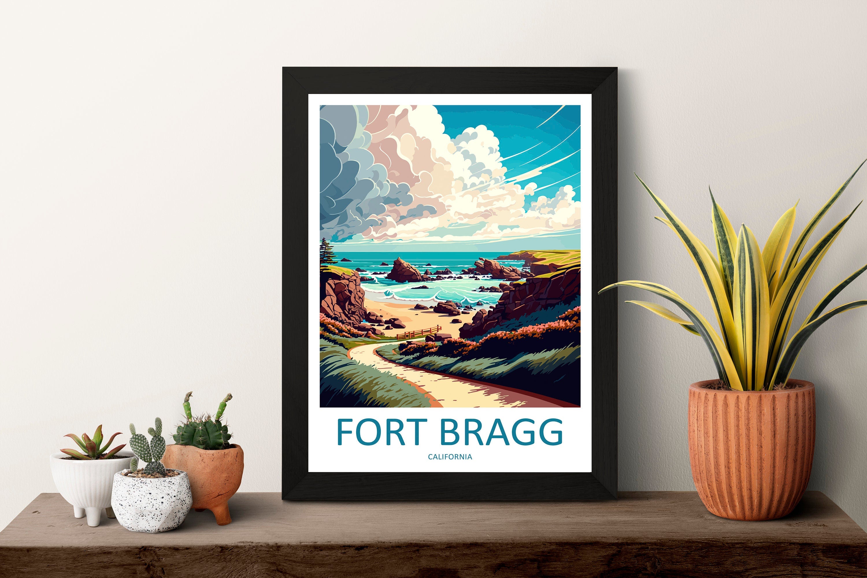 Fort Bragg Travel Print