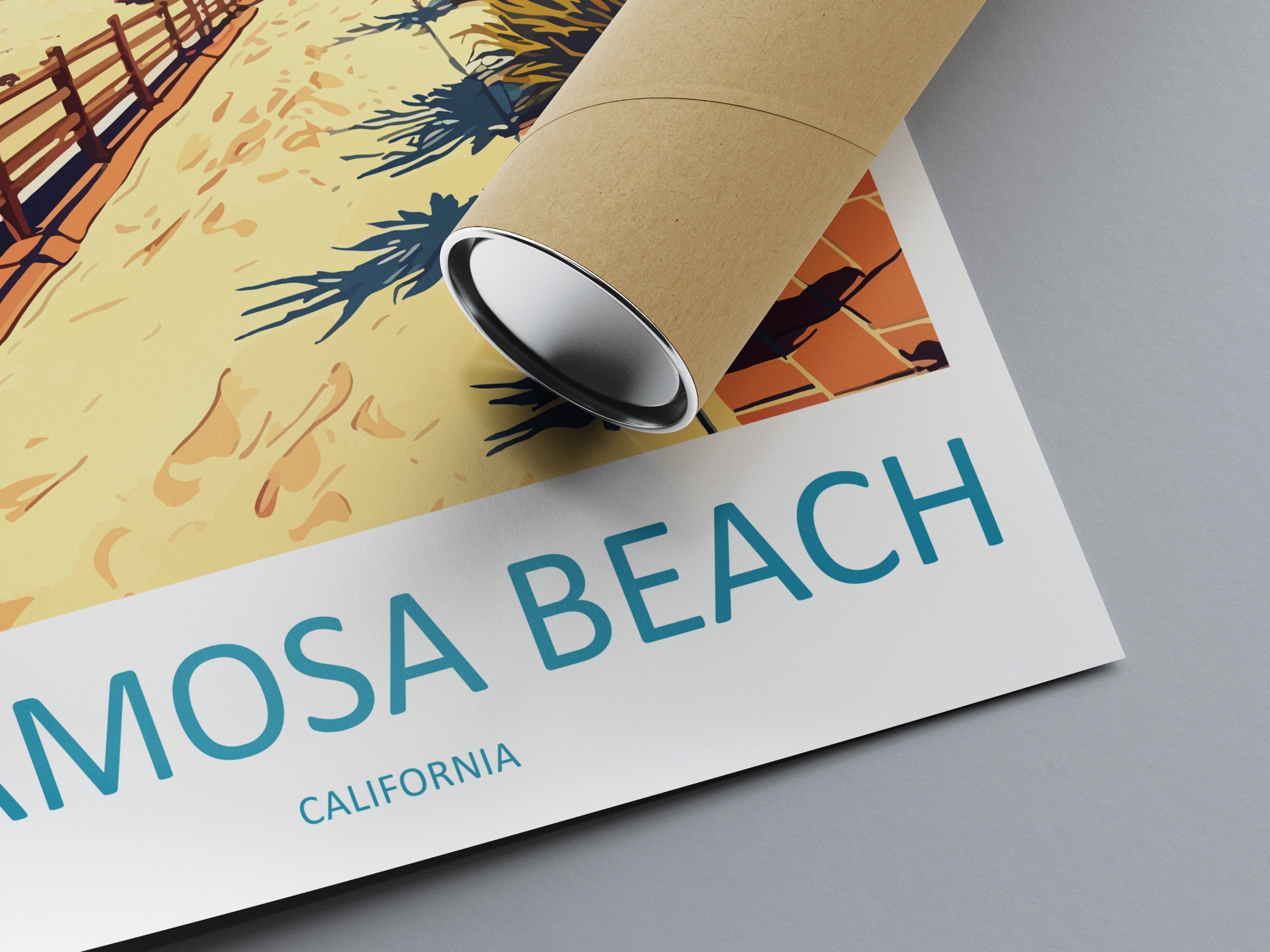 Hermosa Beach Travel Print